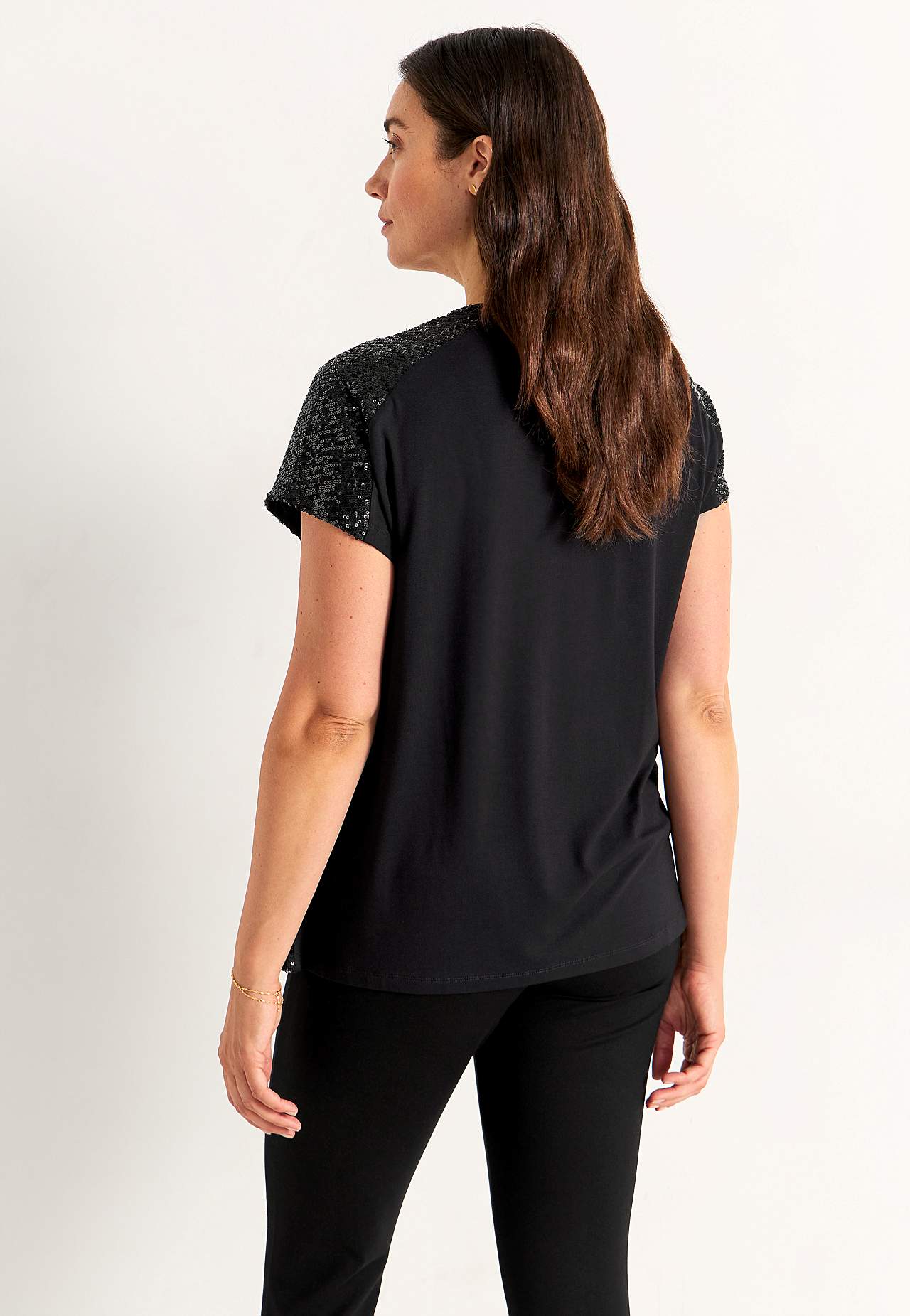 Luxuriöses Top mit Pailletten