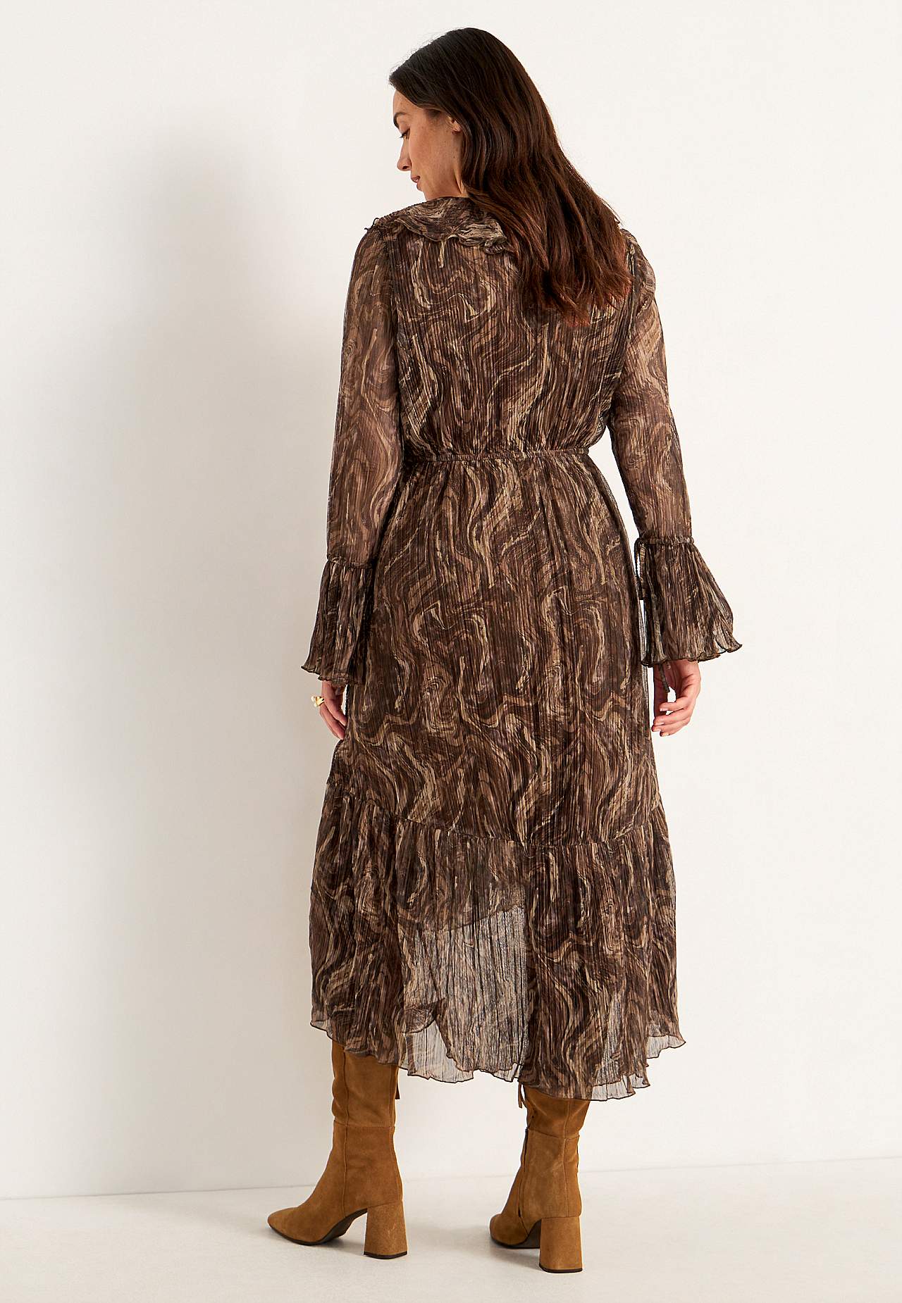 Gemustertes Partykleid