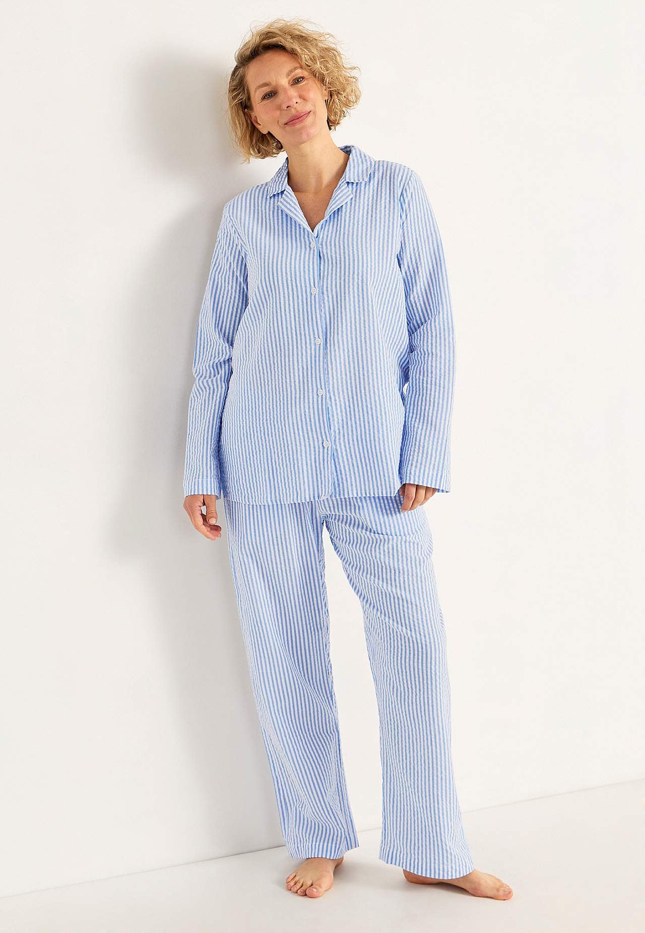 Pyjama aus Seersucker