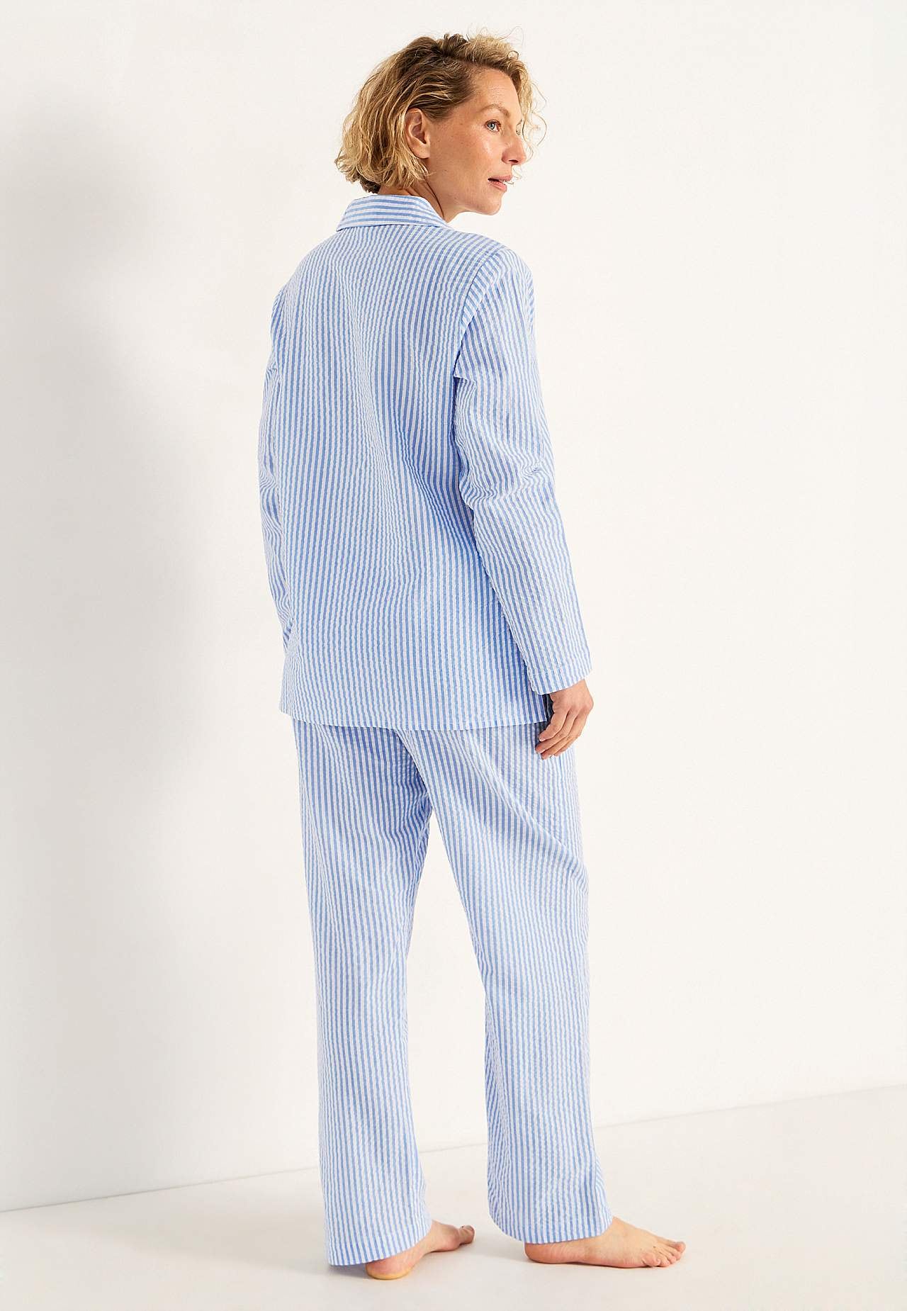 Pyjama aus Seersucker
