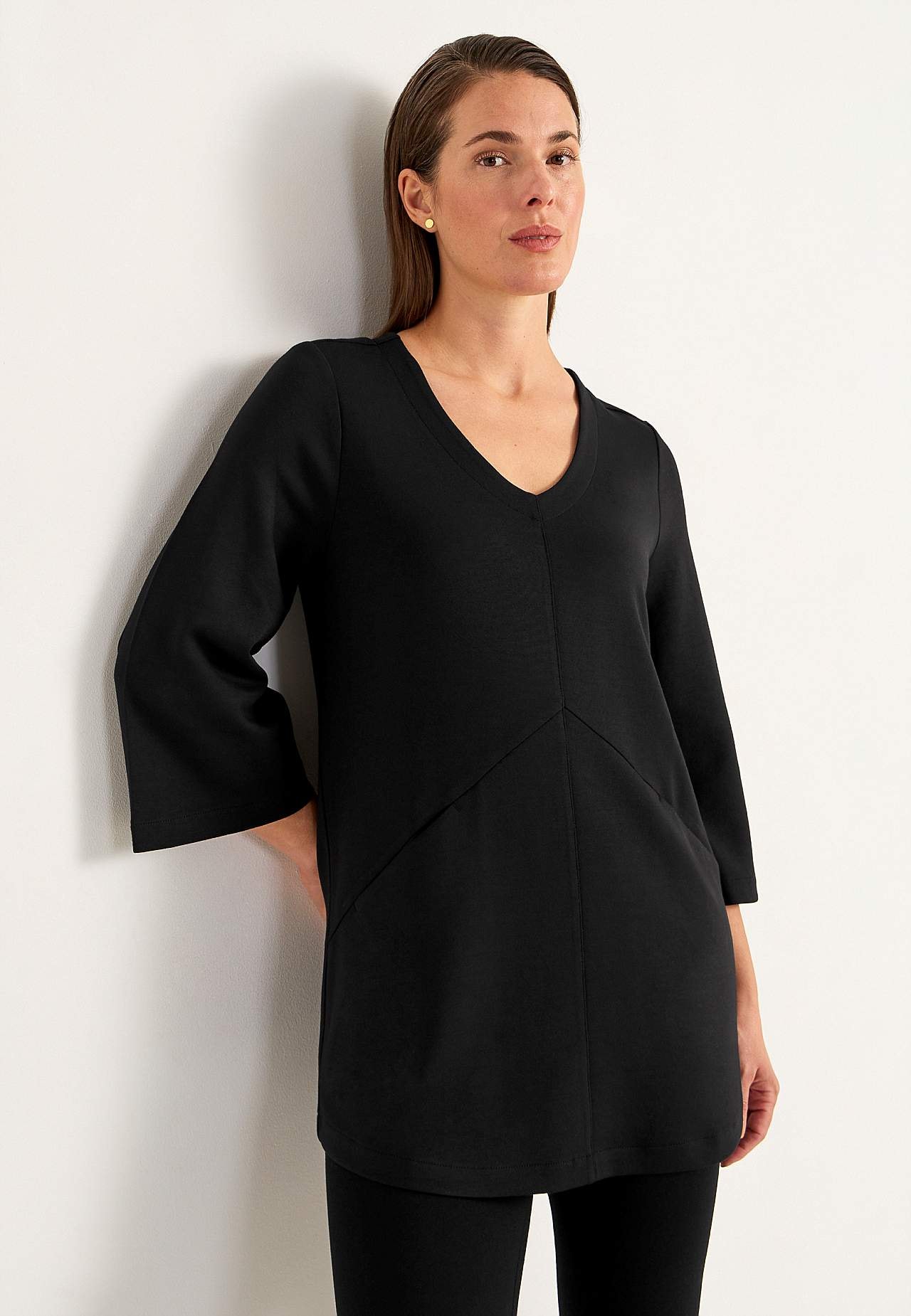 Super weiche Jersey-Tunika mit Taschen