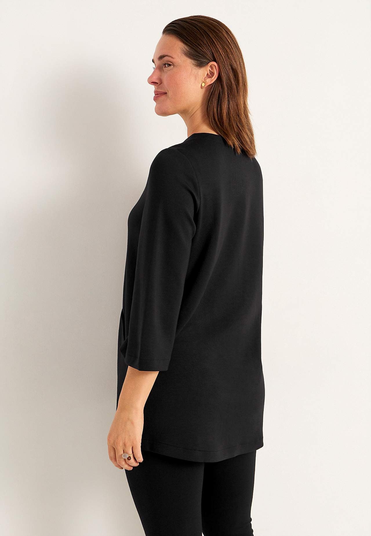 Super weiche Jersey-Tunika mit Taschen