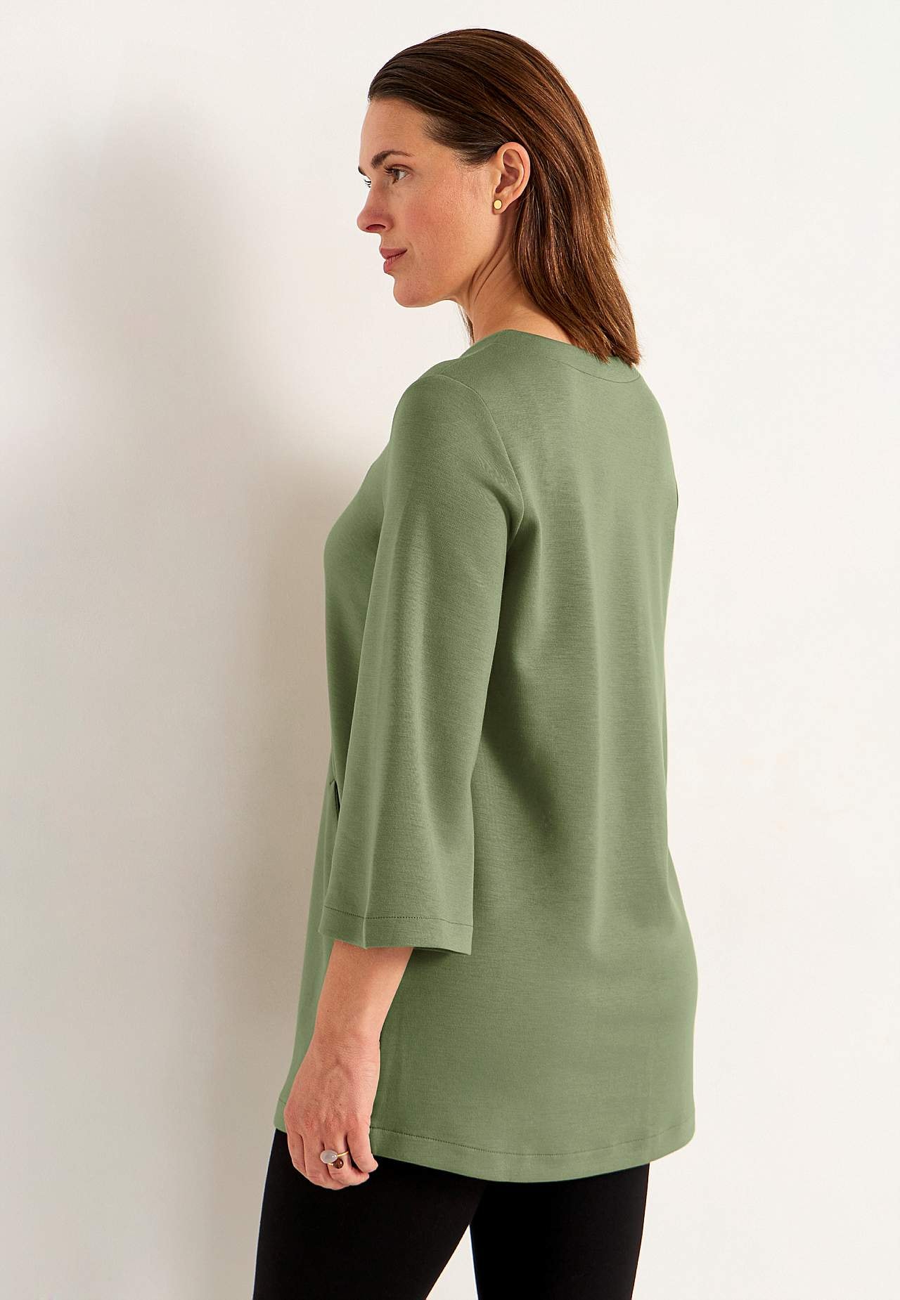 Super weiche Jersey-Tunika mit Taschen