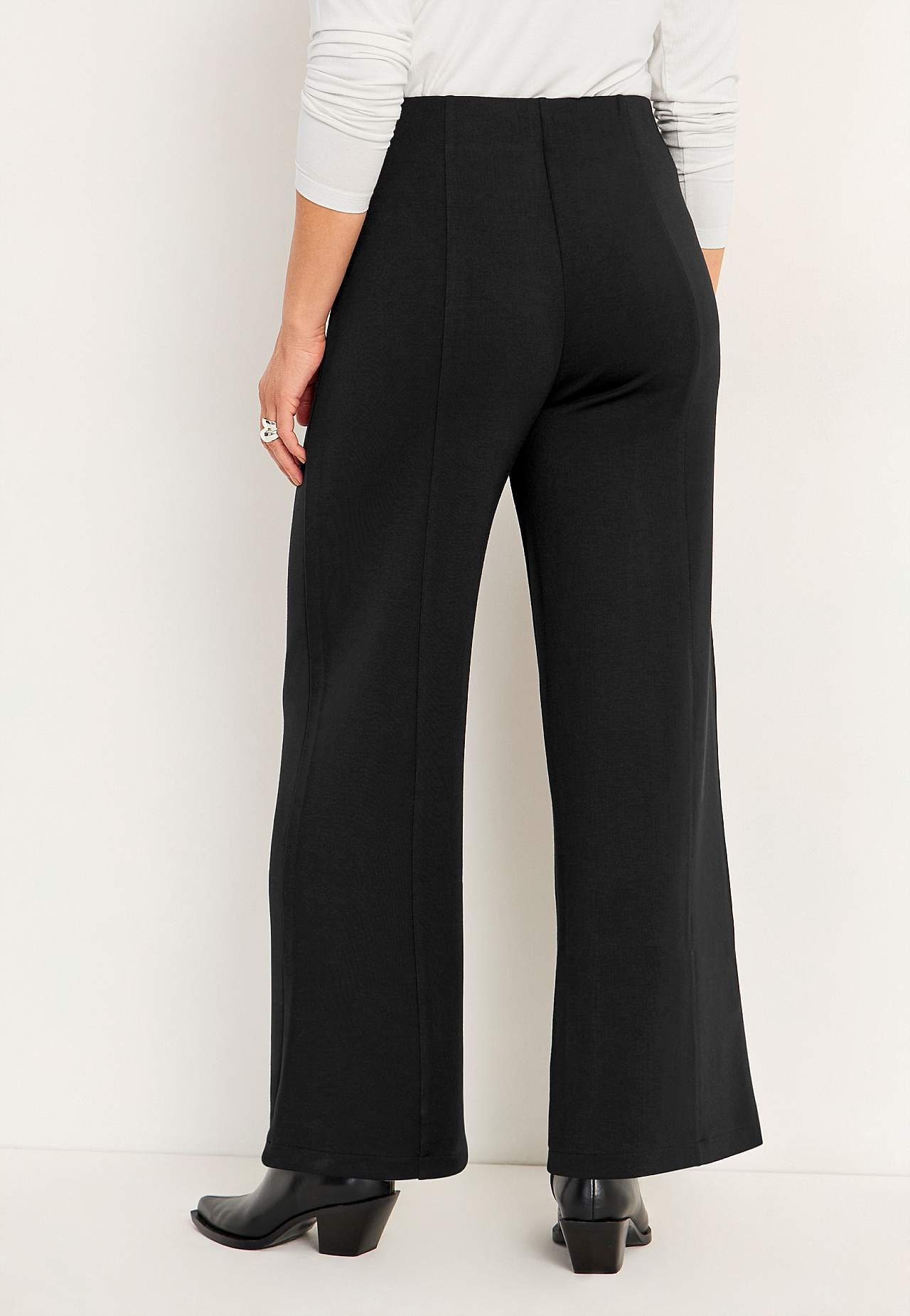 Jerseyhose mit breiten Beinen