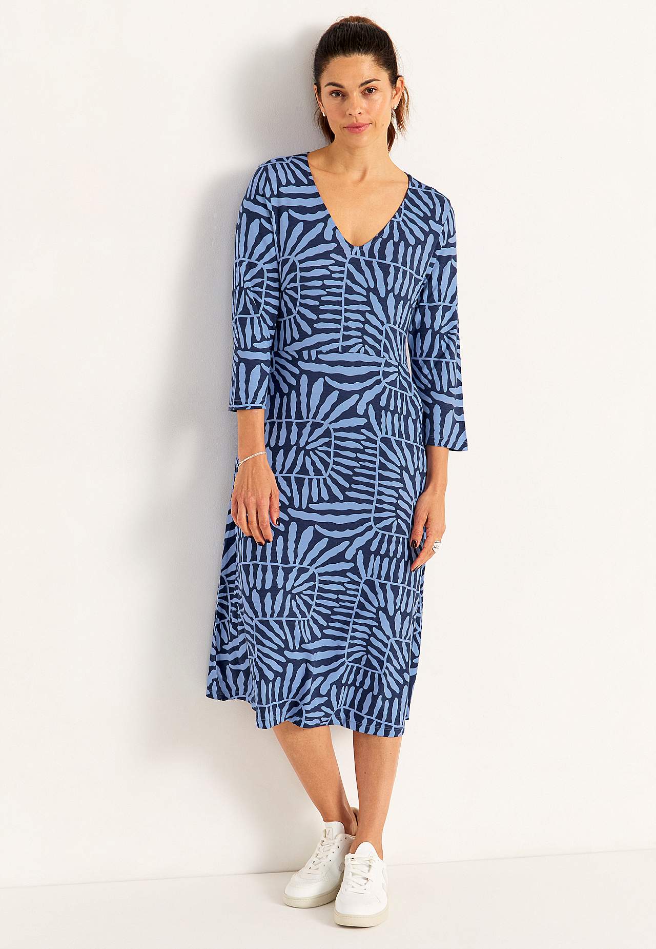 Jerseykleid mit Taschen