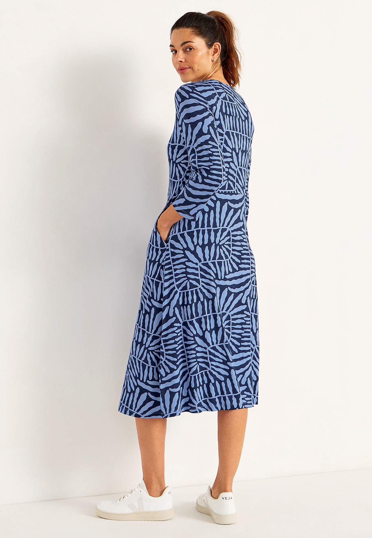 Jerseykleid mit Taschen