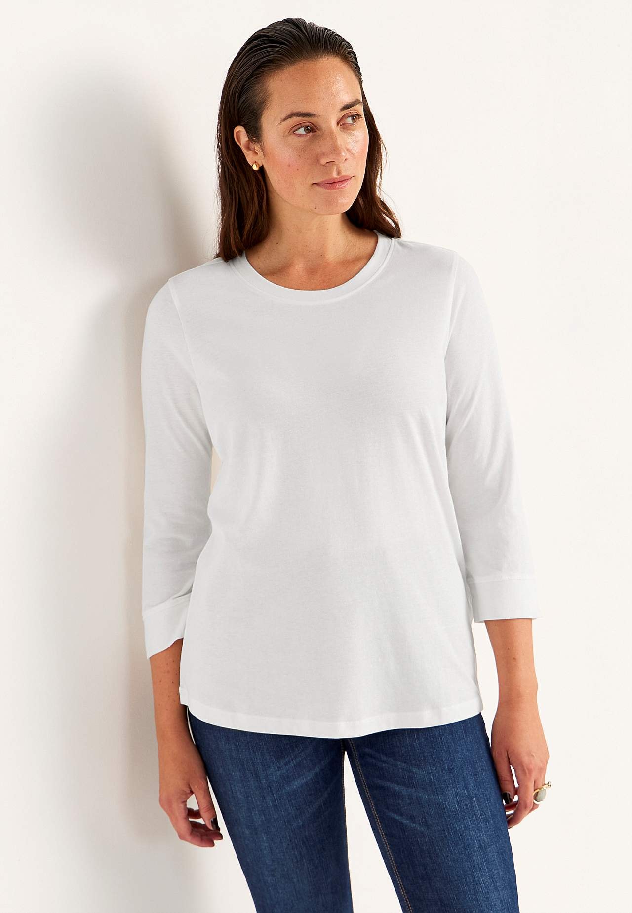 Jersey-Top aus organischer Baumwolle 2er-Pack
