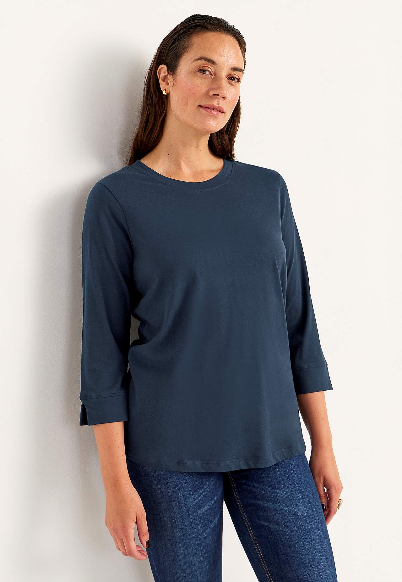 Jersey-Top aus organischer Baumwolle 2er-Pack