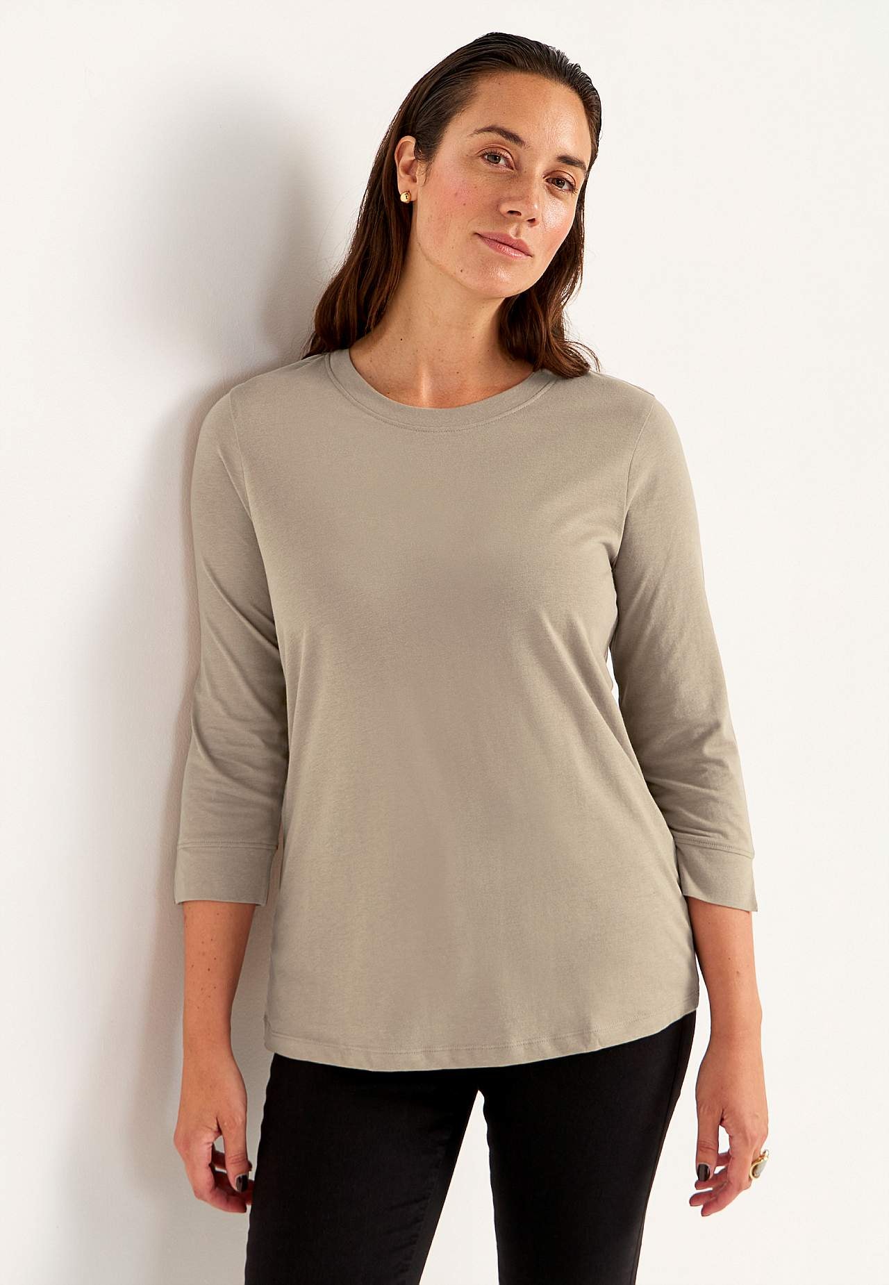 Jersey-Top aus organischer Baumwolle 2er-Pack