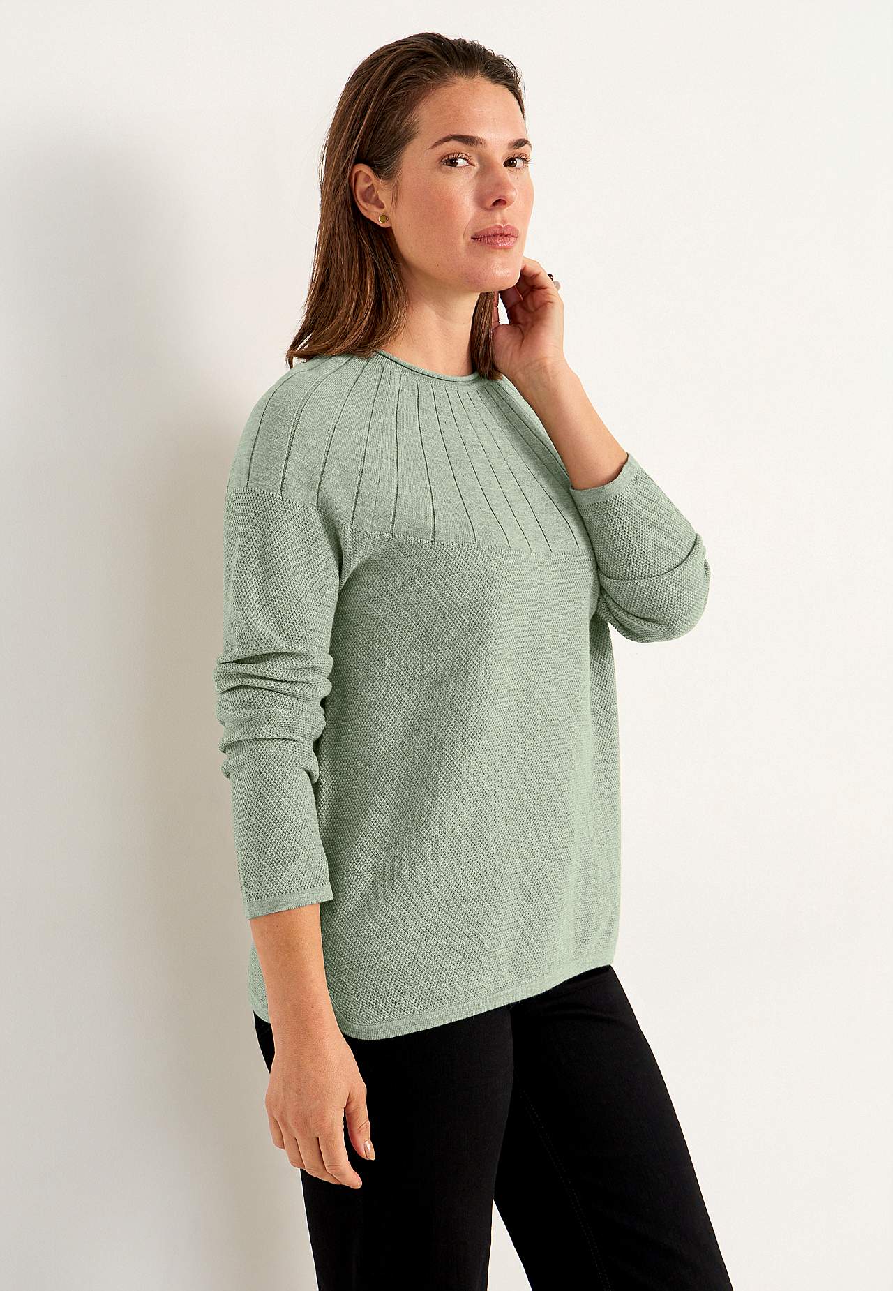 Fein gestrickt Pullover