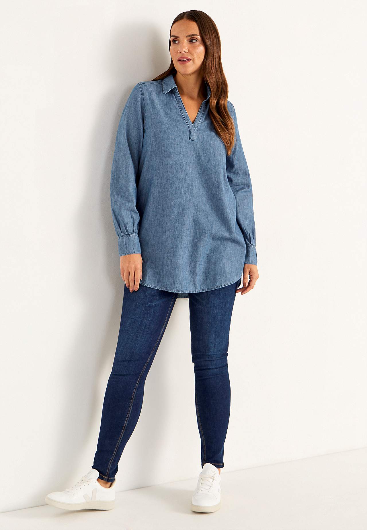 Tunika aus Denim