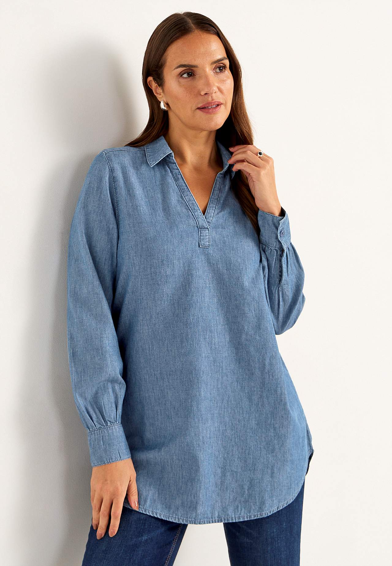 Tunika aus Denim