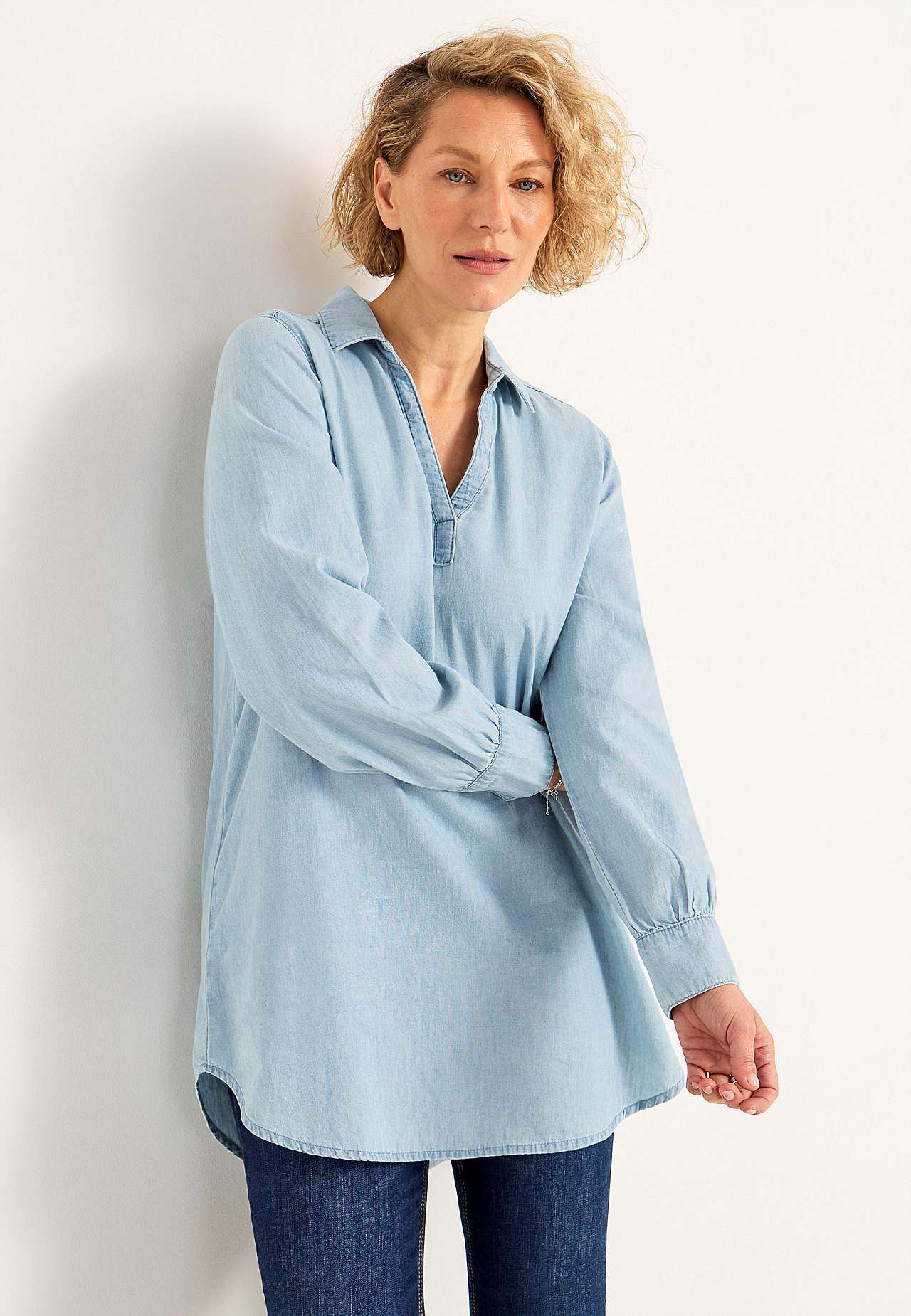 Tunika aus Denim