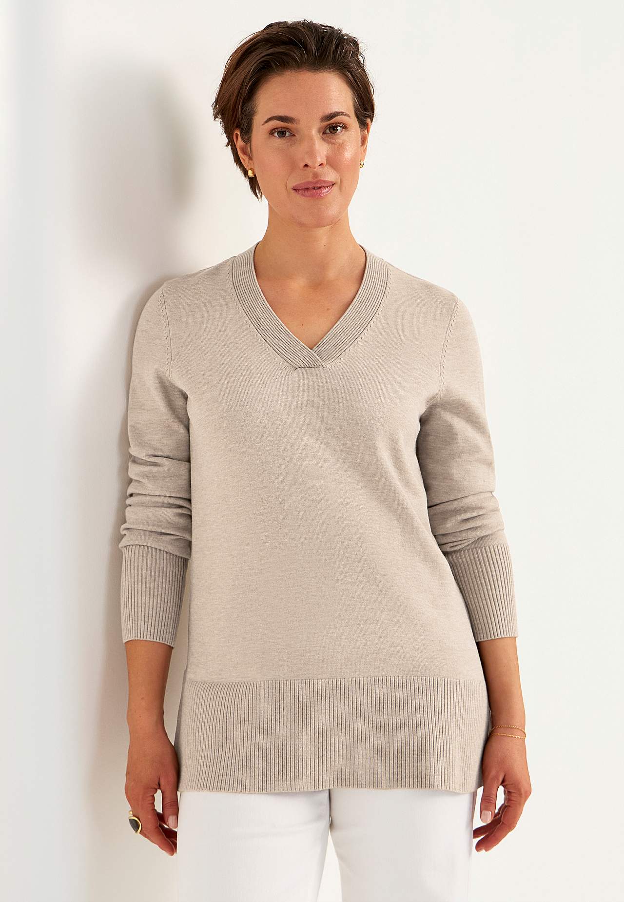 Fein gestrickt Tunika