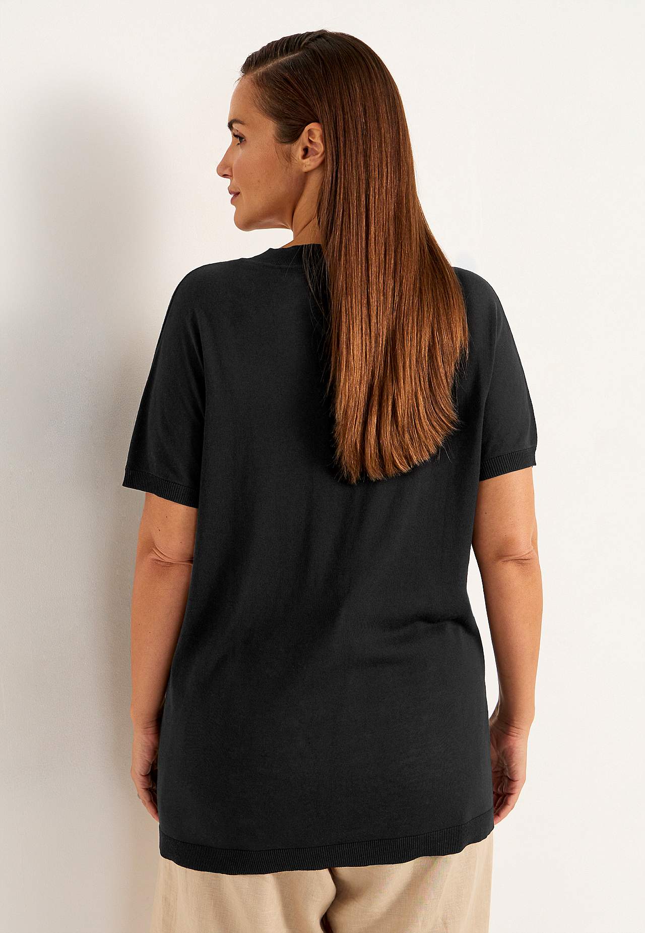 Fein Premium gestrickt Tunika