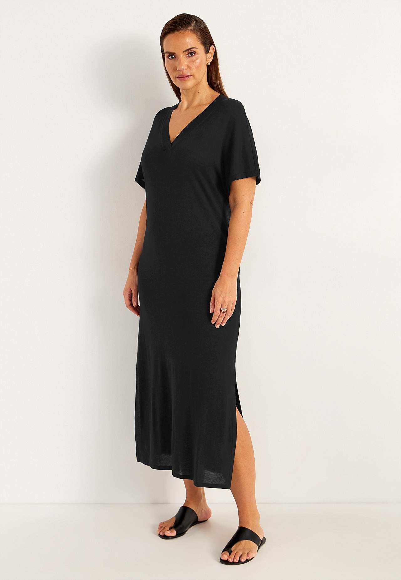 Fein Premium gestrickt Kleid