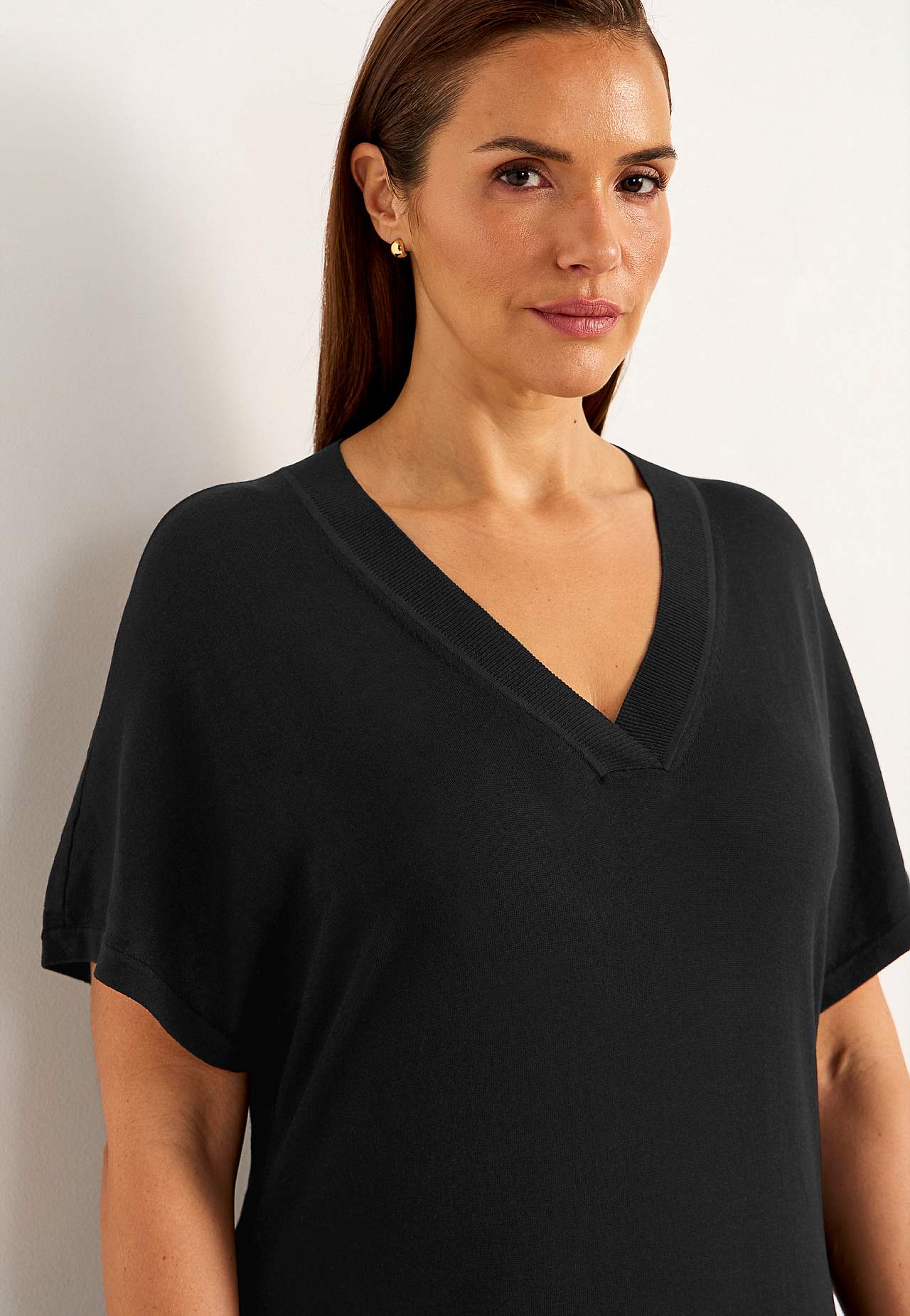 Fein Premium gestrickt Kleid