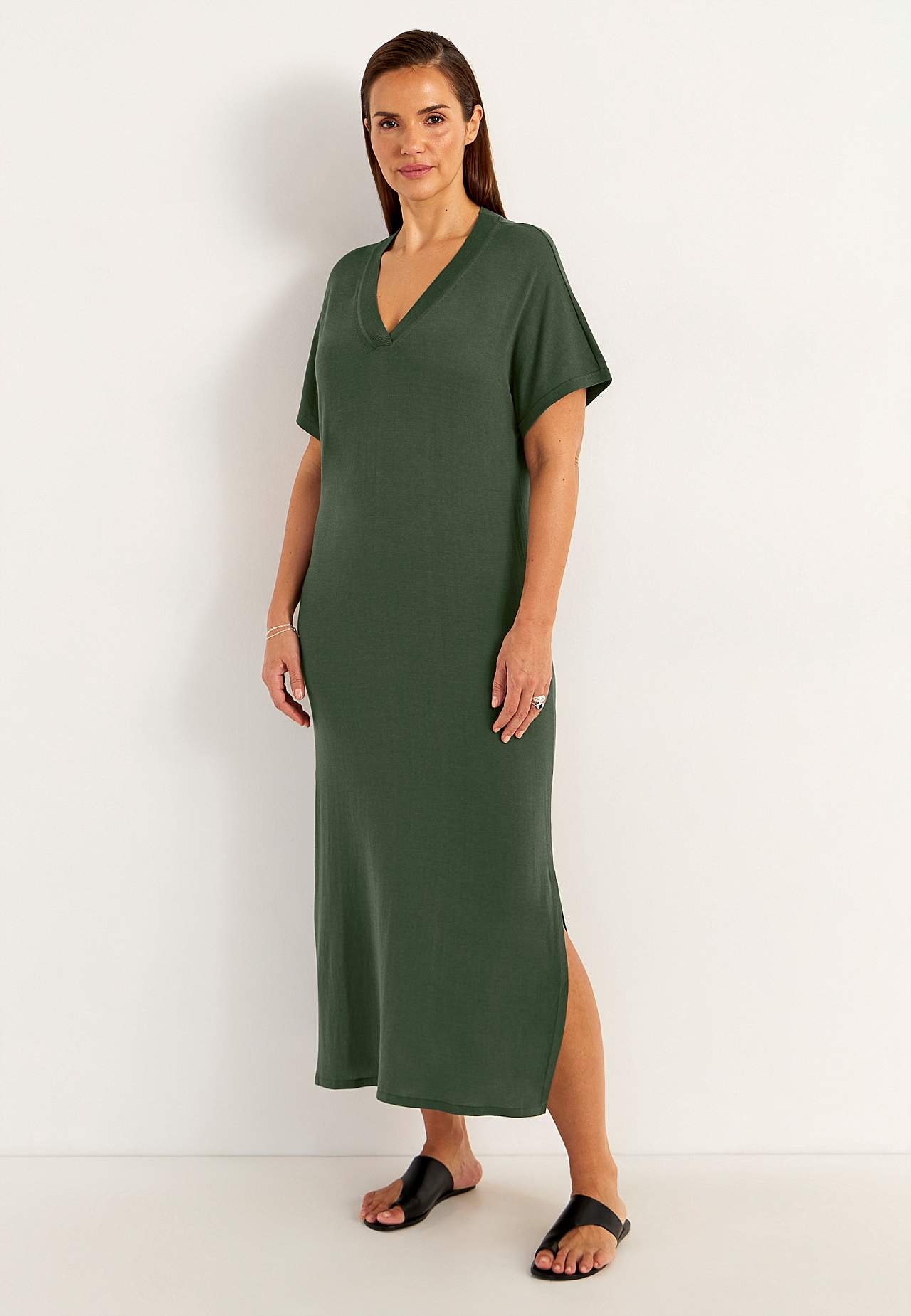 Fein Premium gestrickt Kleid