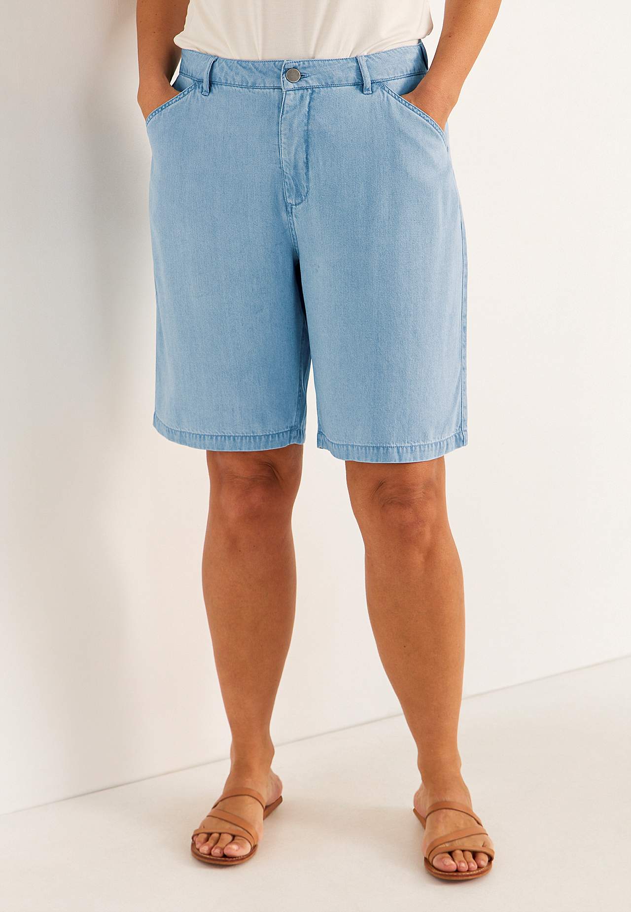 Ultra-weiche Premium Denimshorts