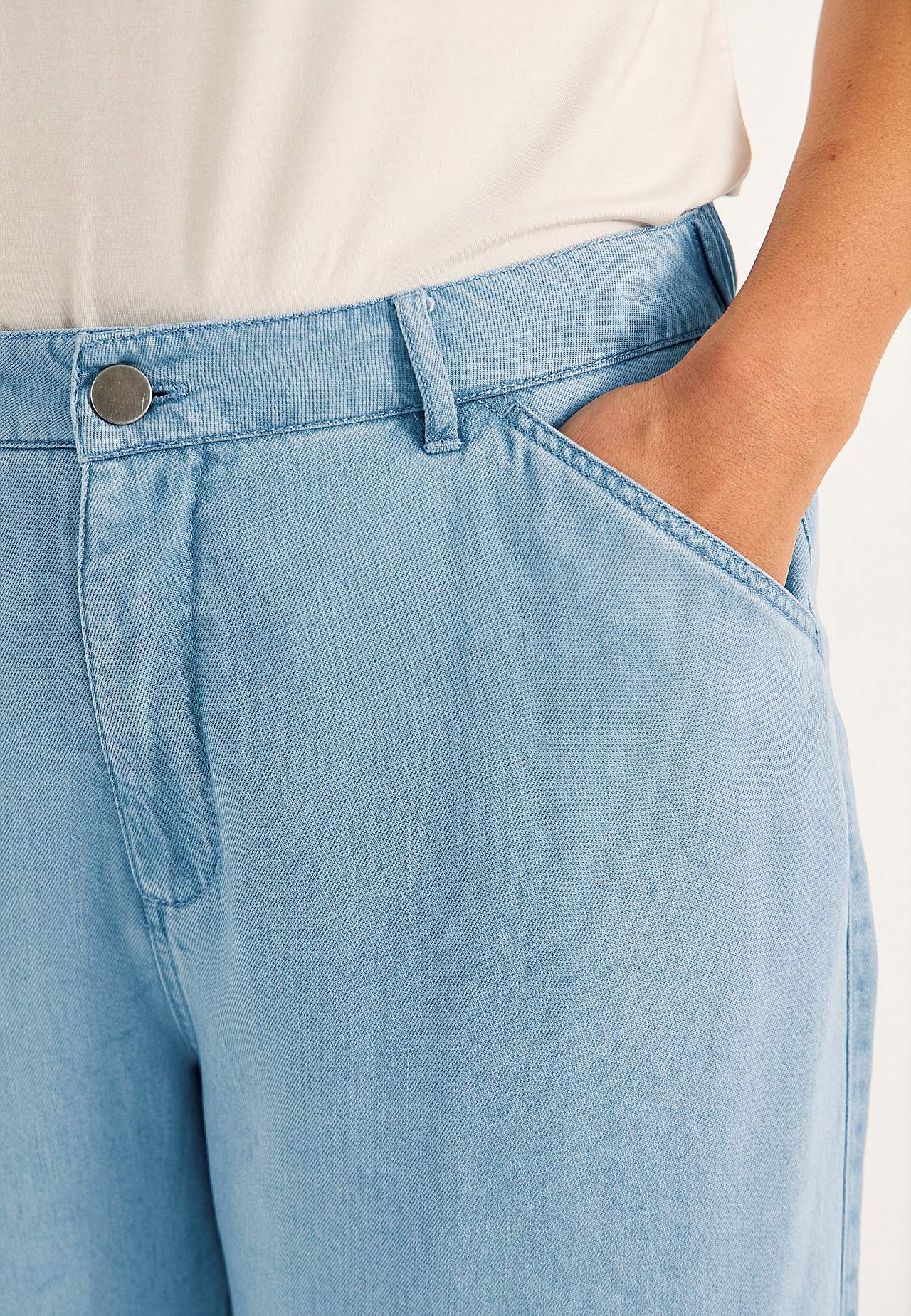 Ultra-weiche Premium Denimshorts