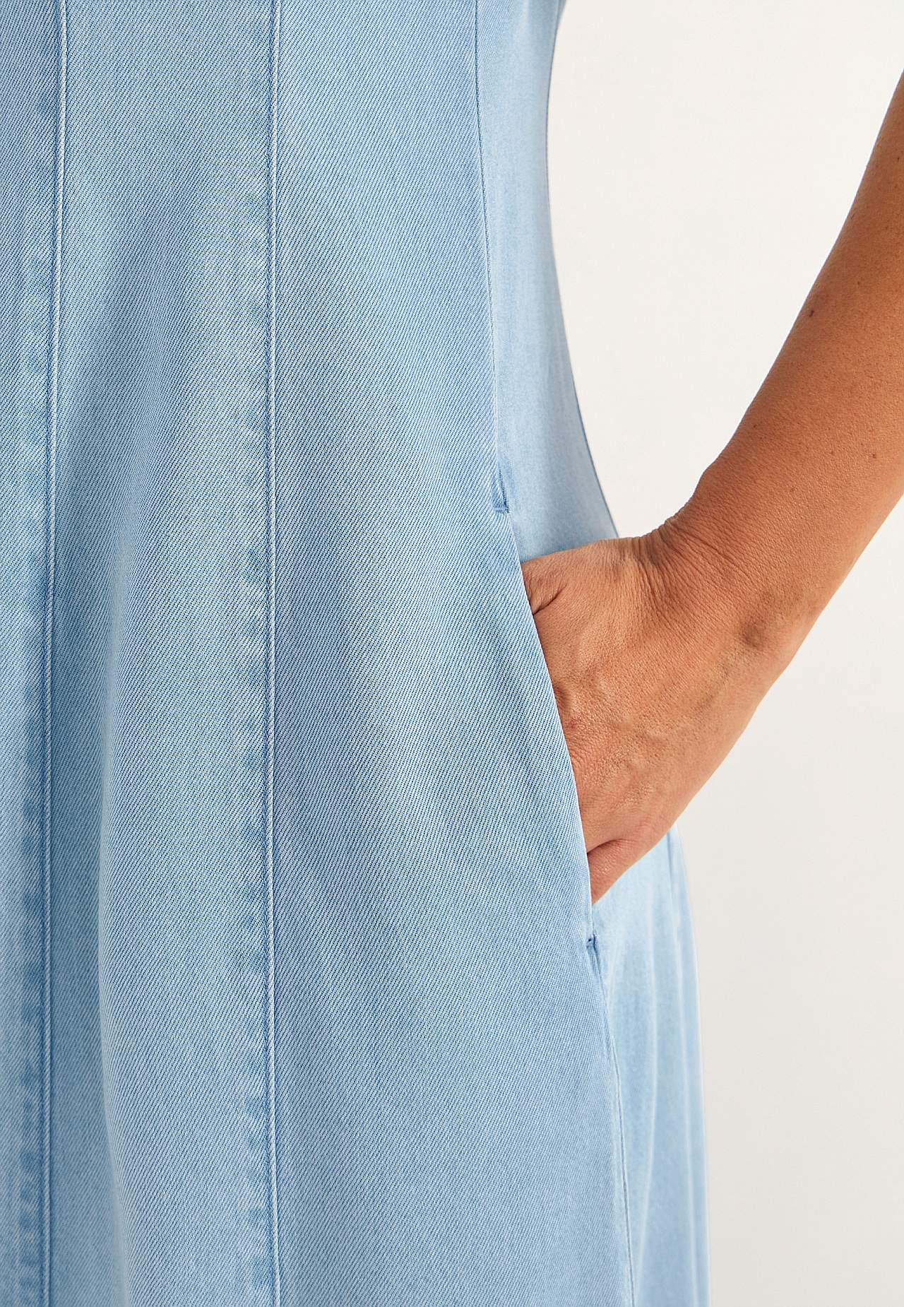 Ultra-weiches Premium Denimkleid