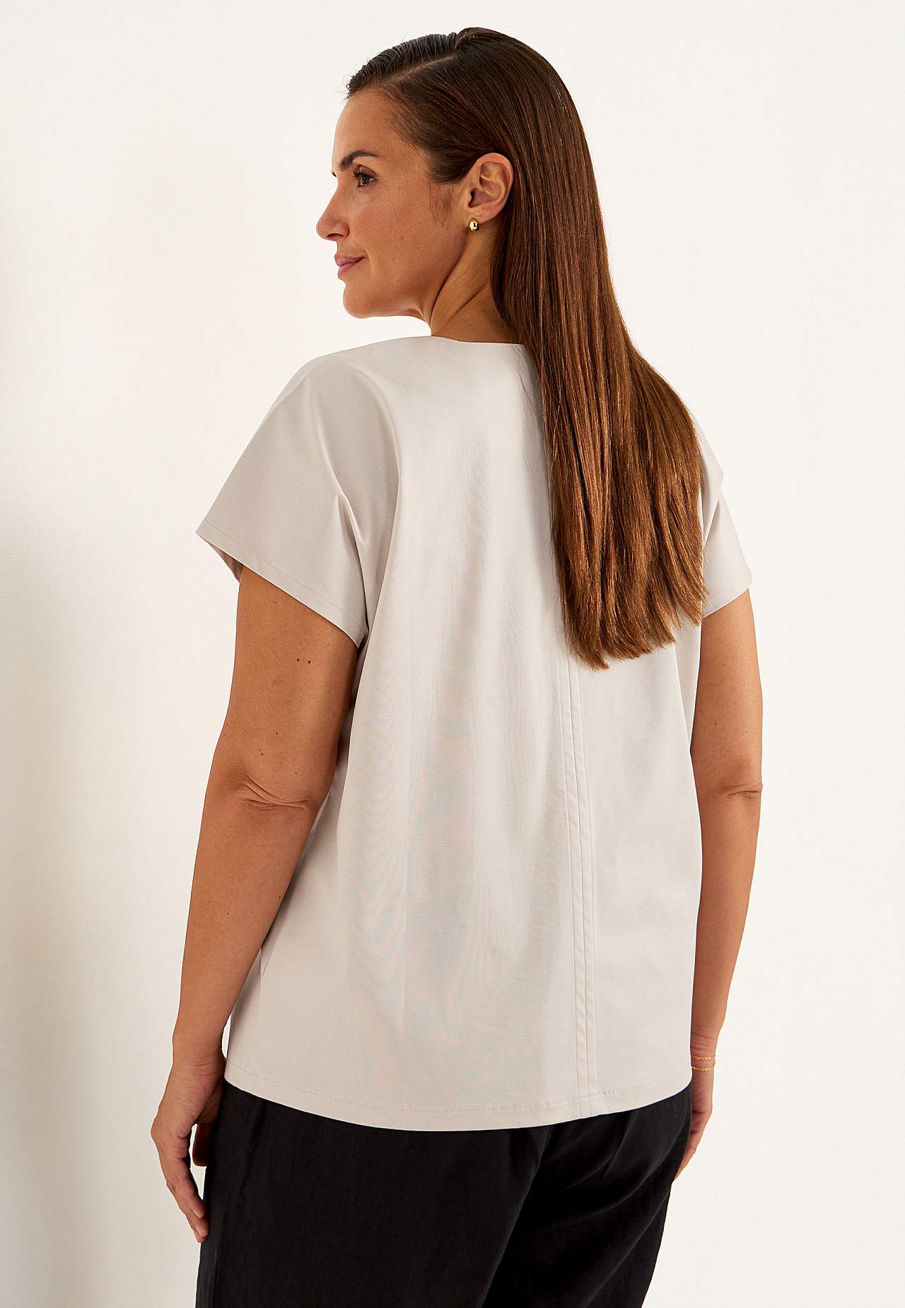 Elastisches Premium Jersey-Top