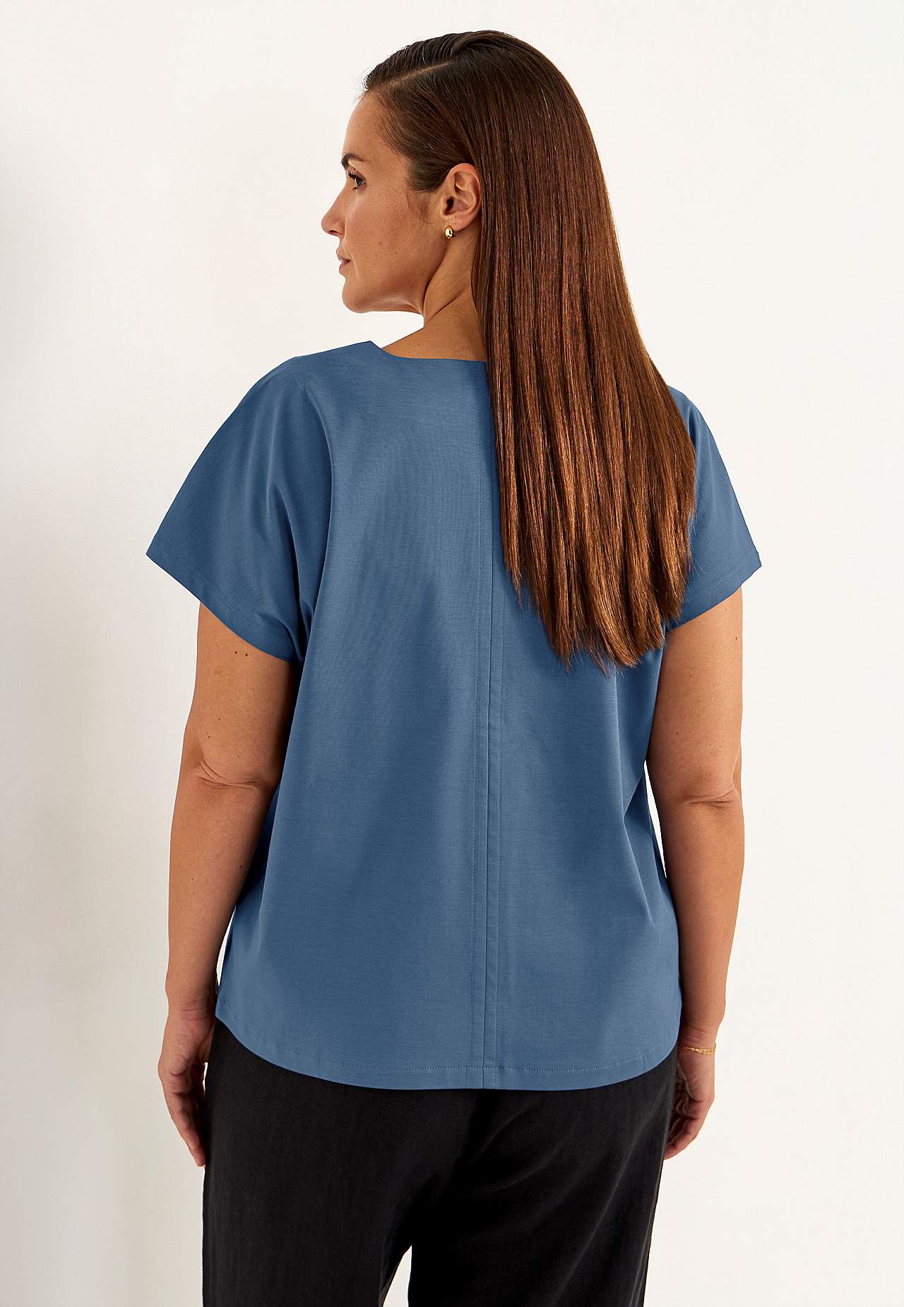 Elastisches Premium Jersey-Top