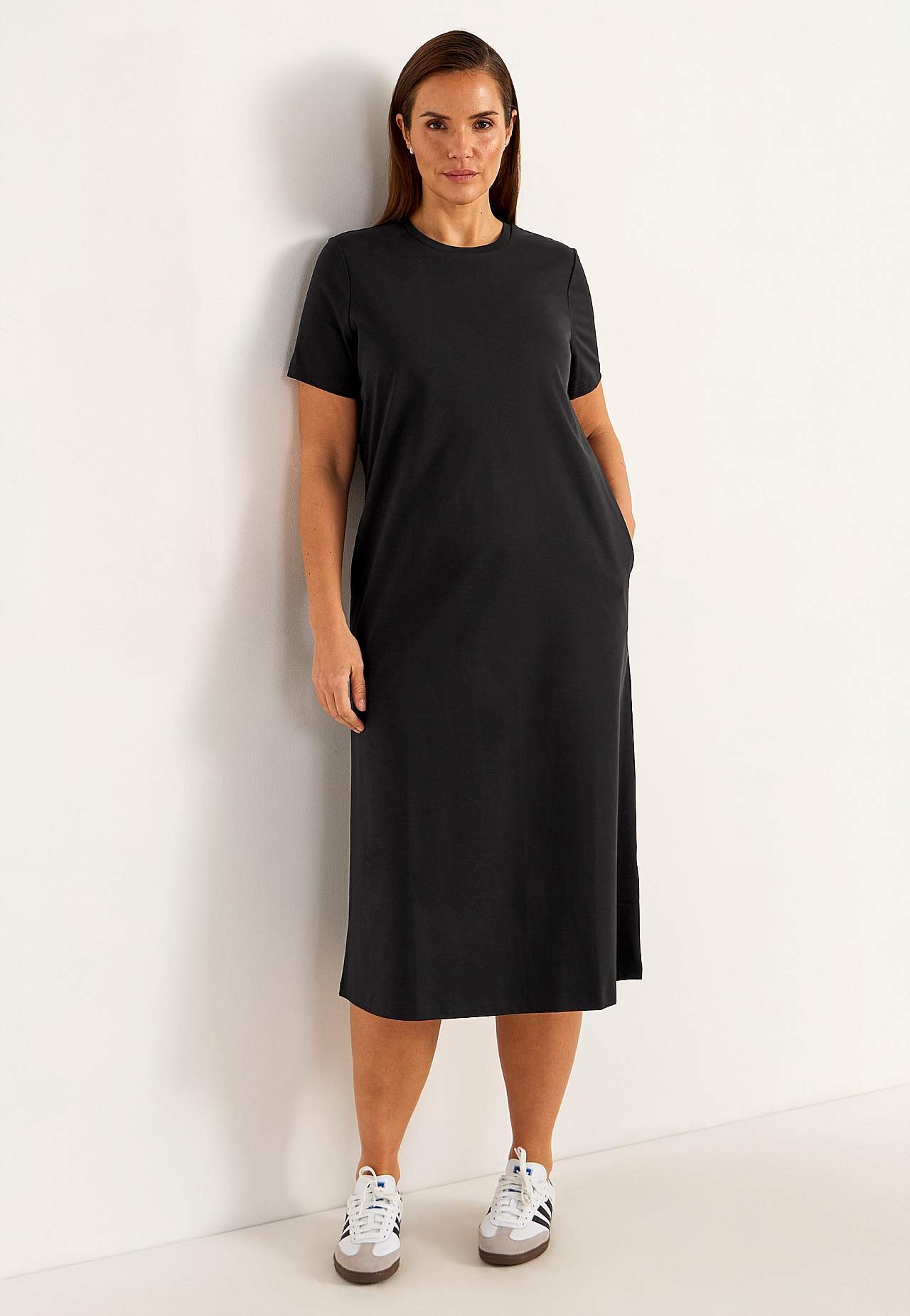 Elastisches Premium Jerseykleid