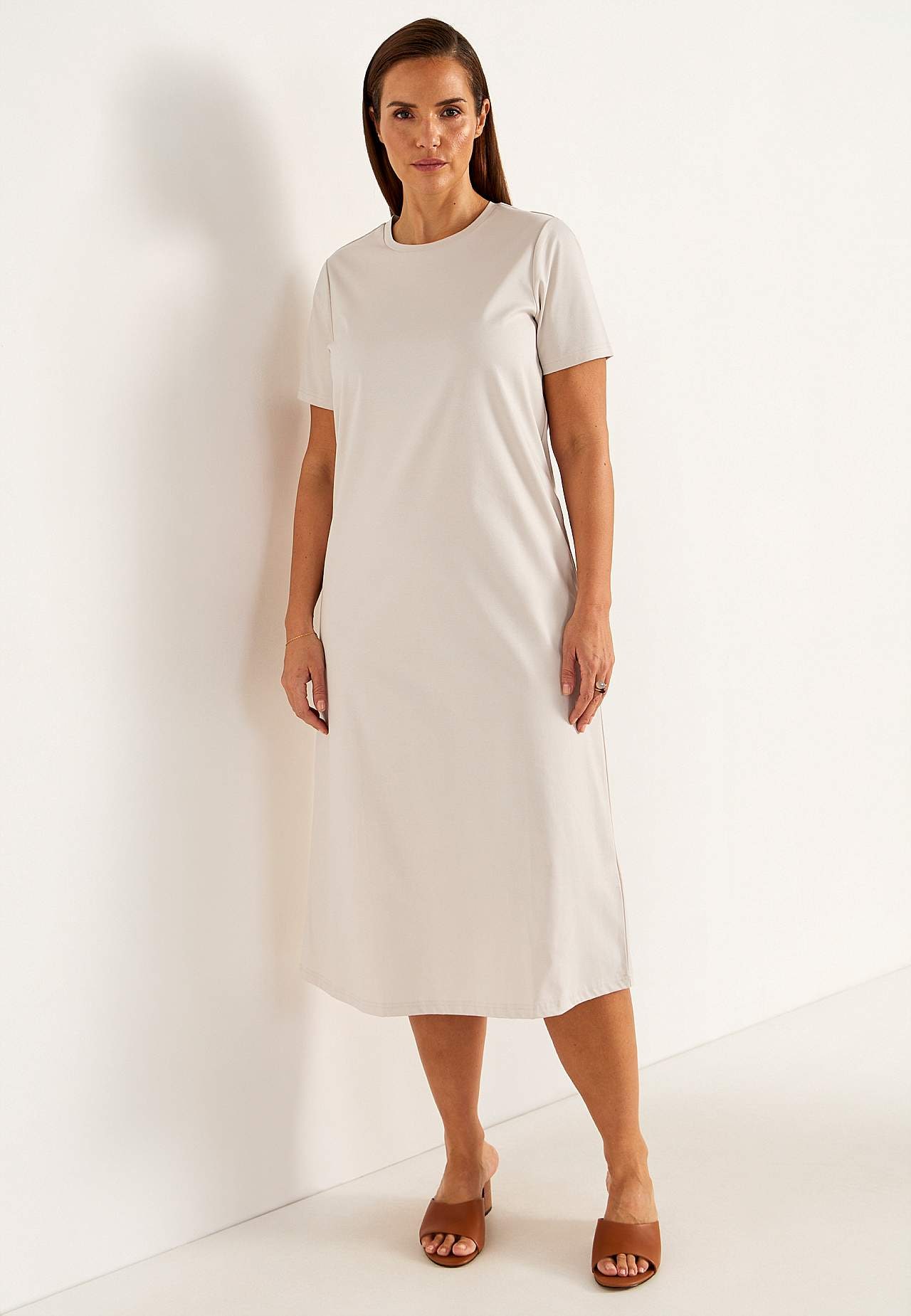Elastisches Premium Jerseykleid