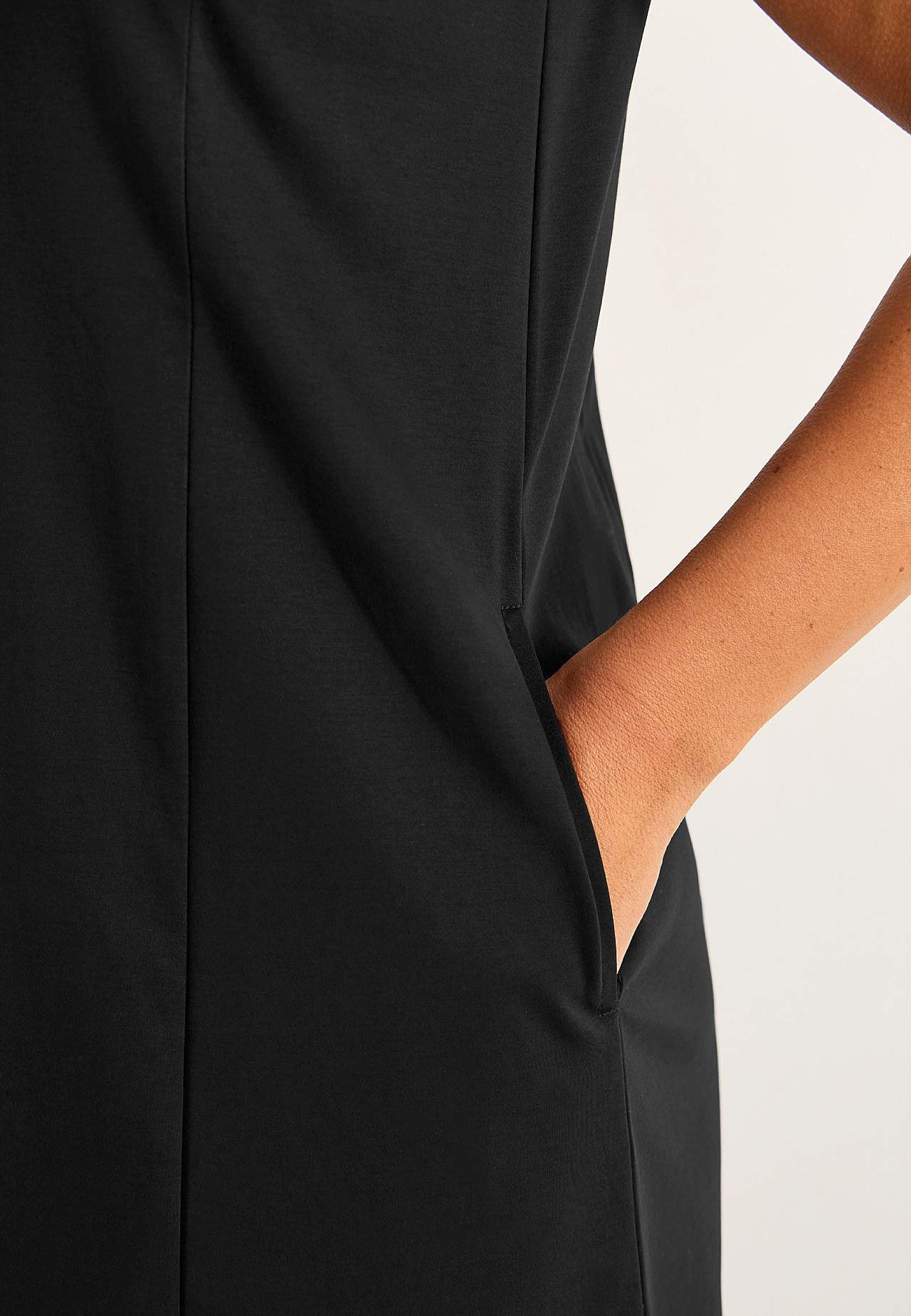 Ärmelloses Premium Jerseykleid