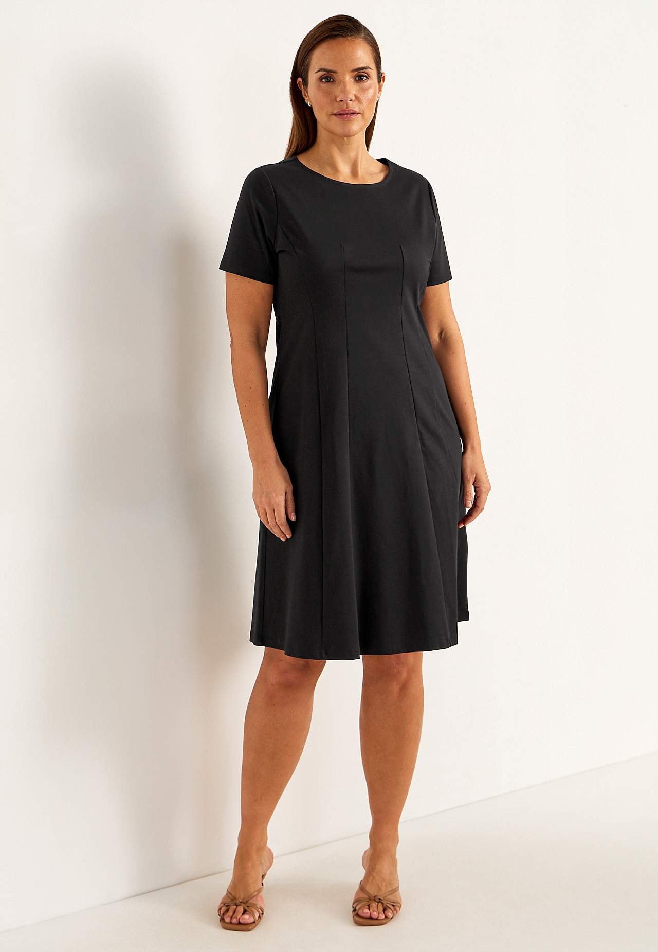Elastisches Premium Jerseykleid