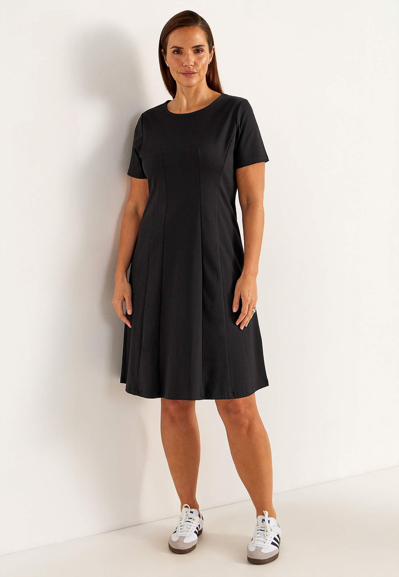 Elastisches Premium Jerseykleid