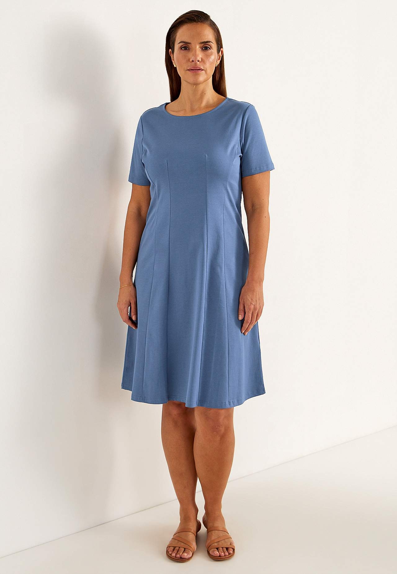 Elastisches Premium Jerseykleid