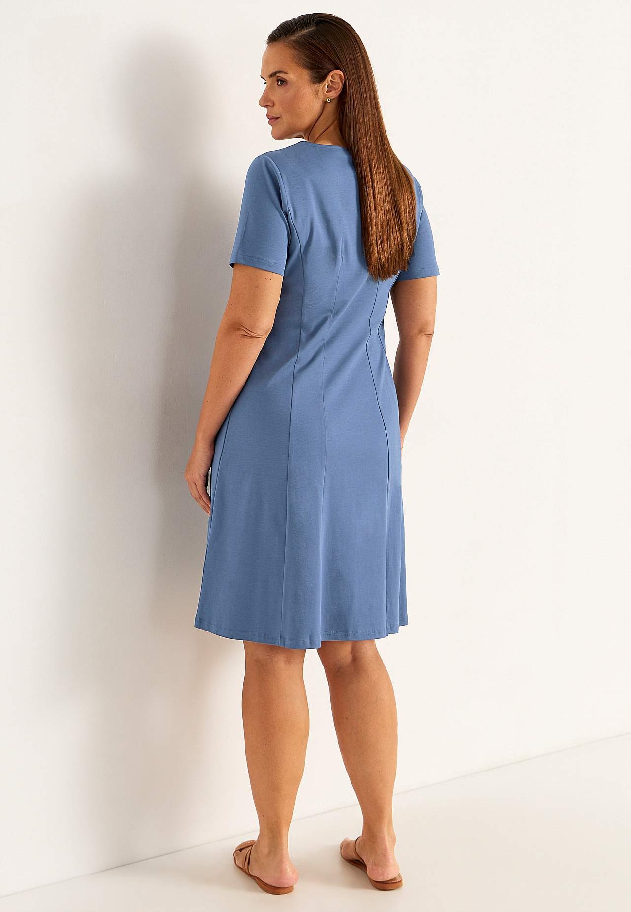 Elastisches Premium Jerseykleid