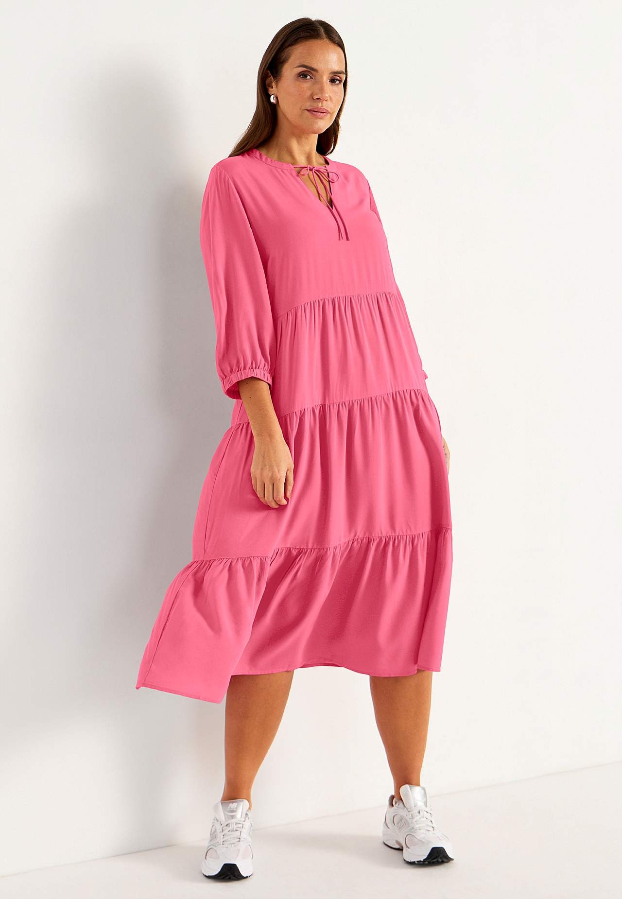 Kleid mit Volants