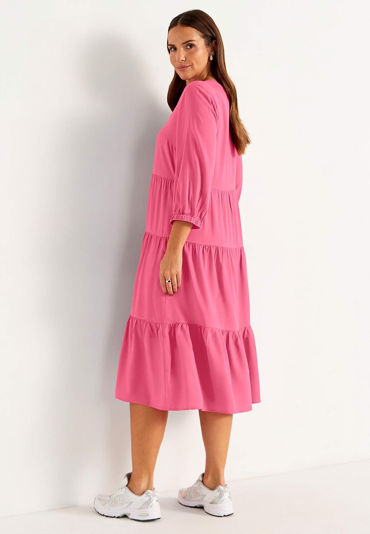 Kleid mit Volants