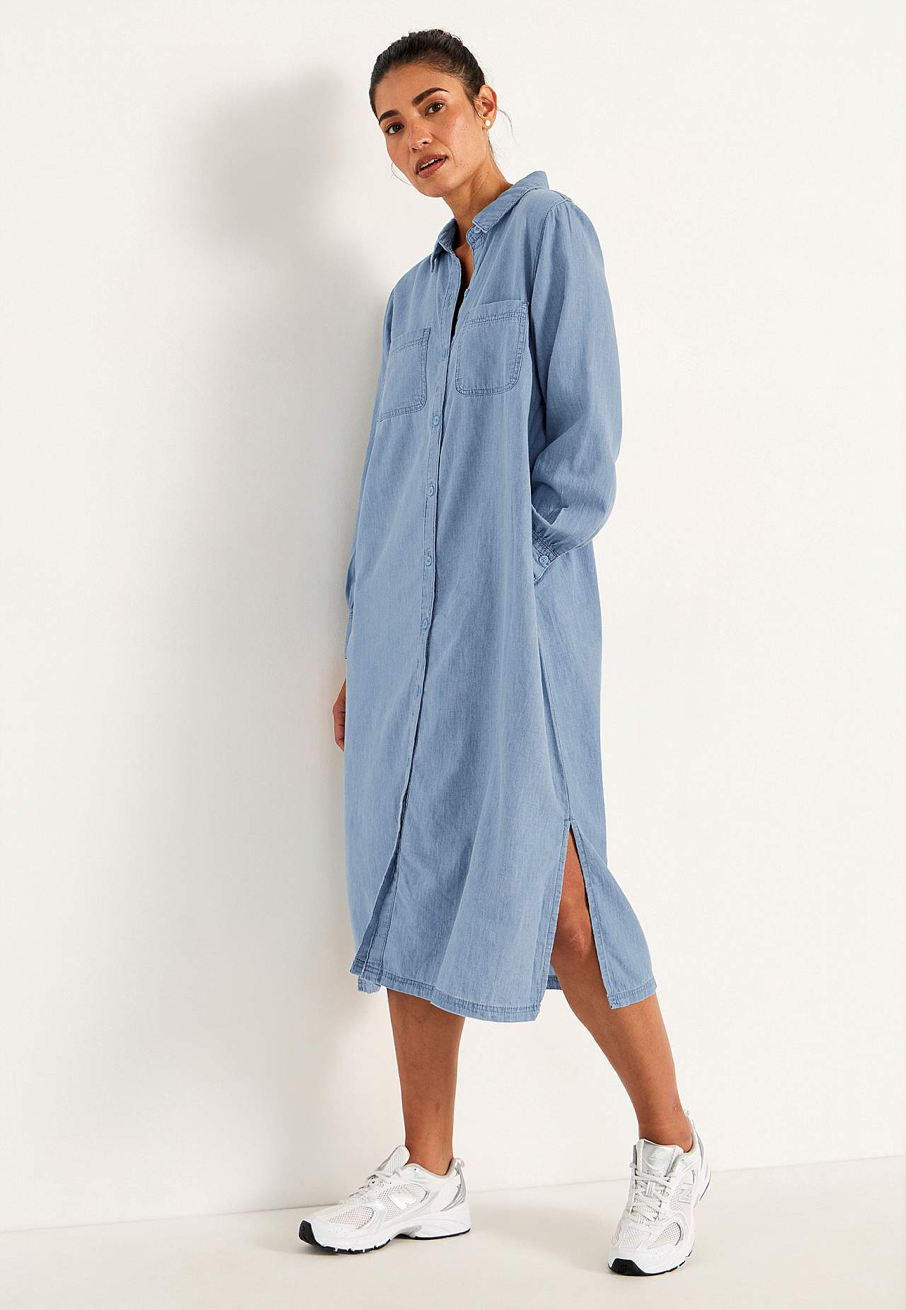 Jeanskleid mit Seitentaschen