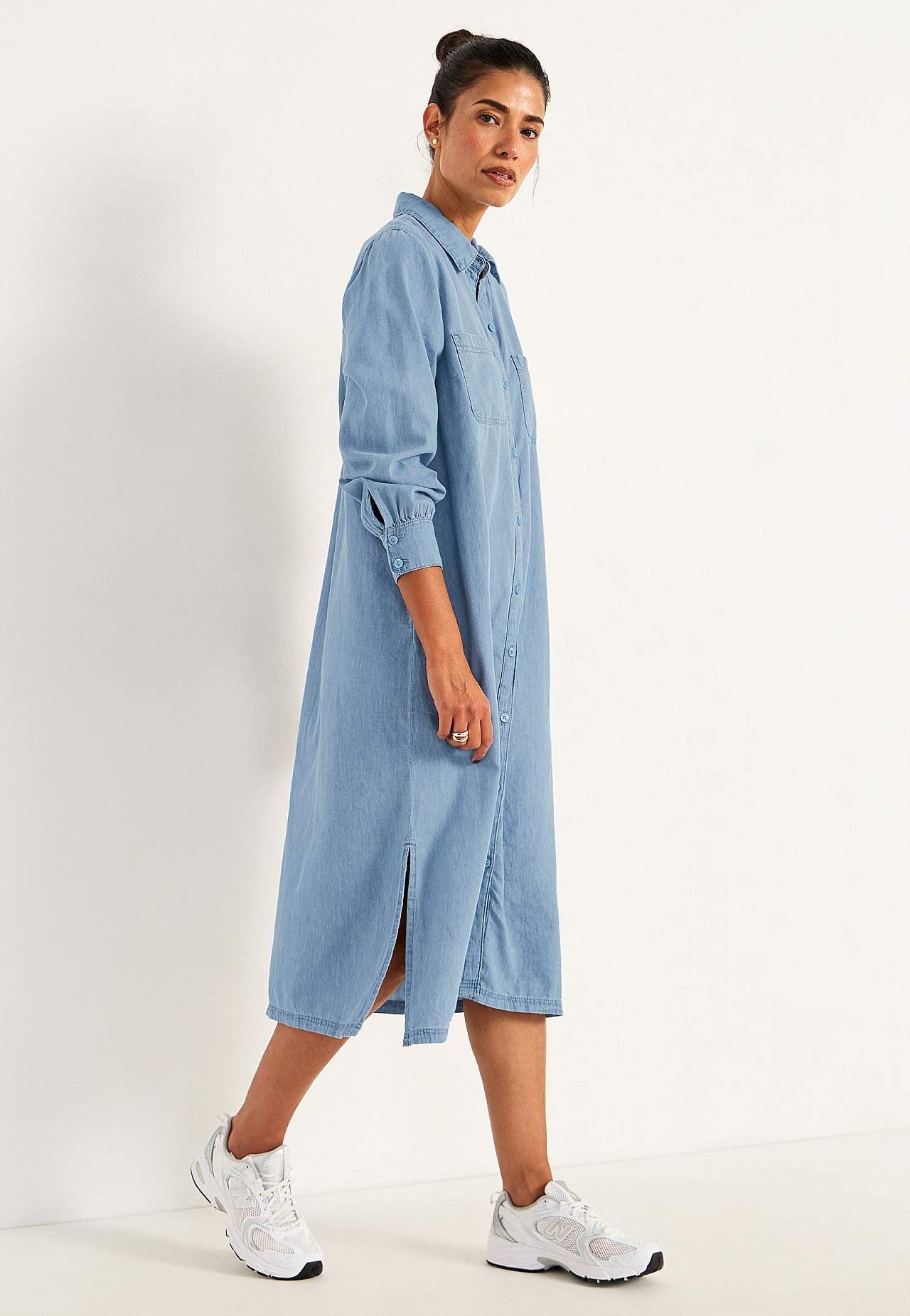 Jeanskleid mit Seitentaschen