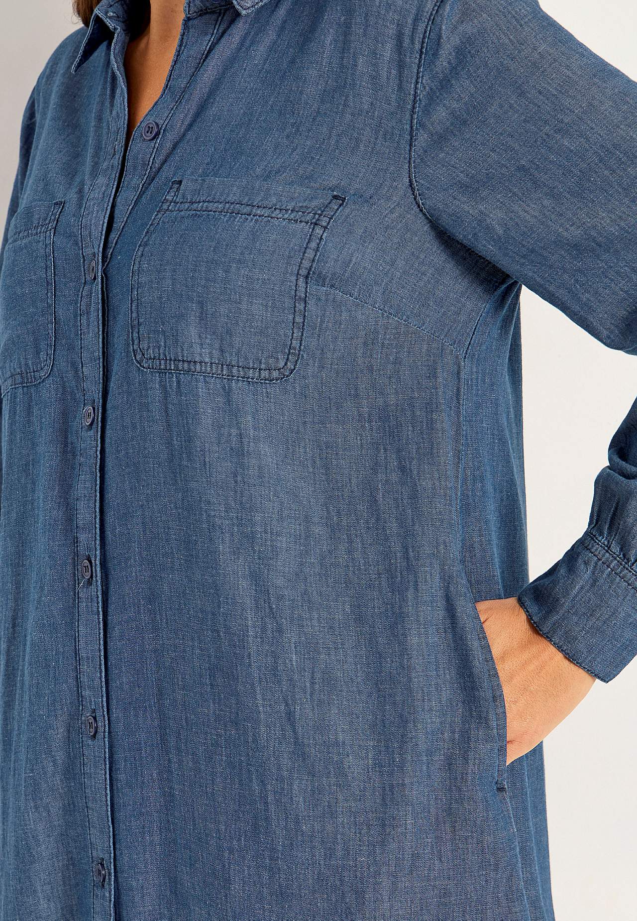 Jeanskleid mit Seitentaschen