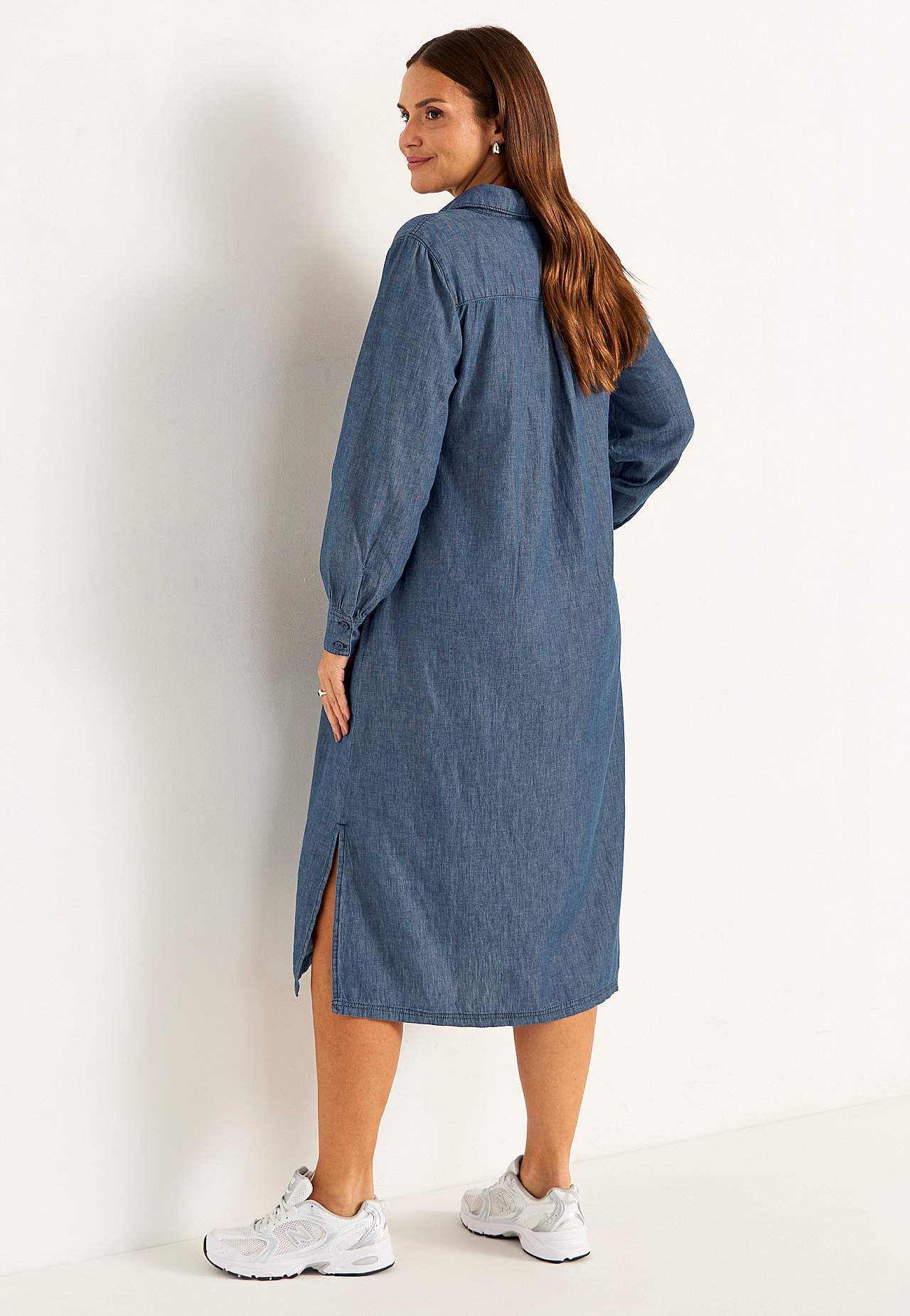 Jeanskleid mit Seitentaschen