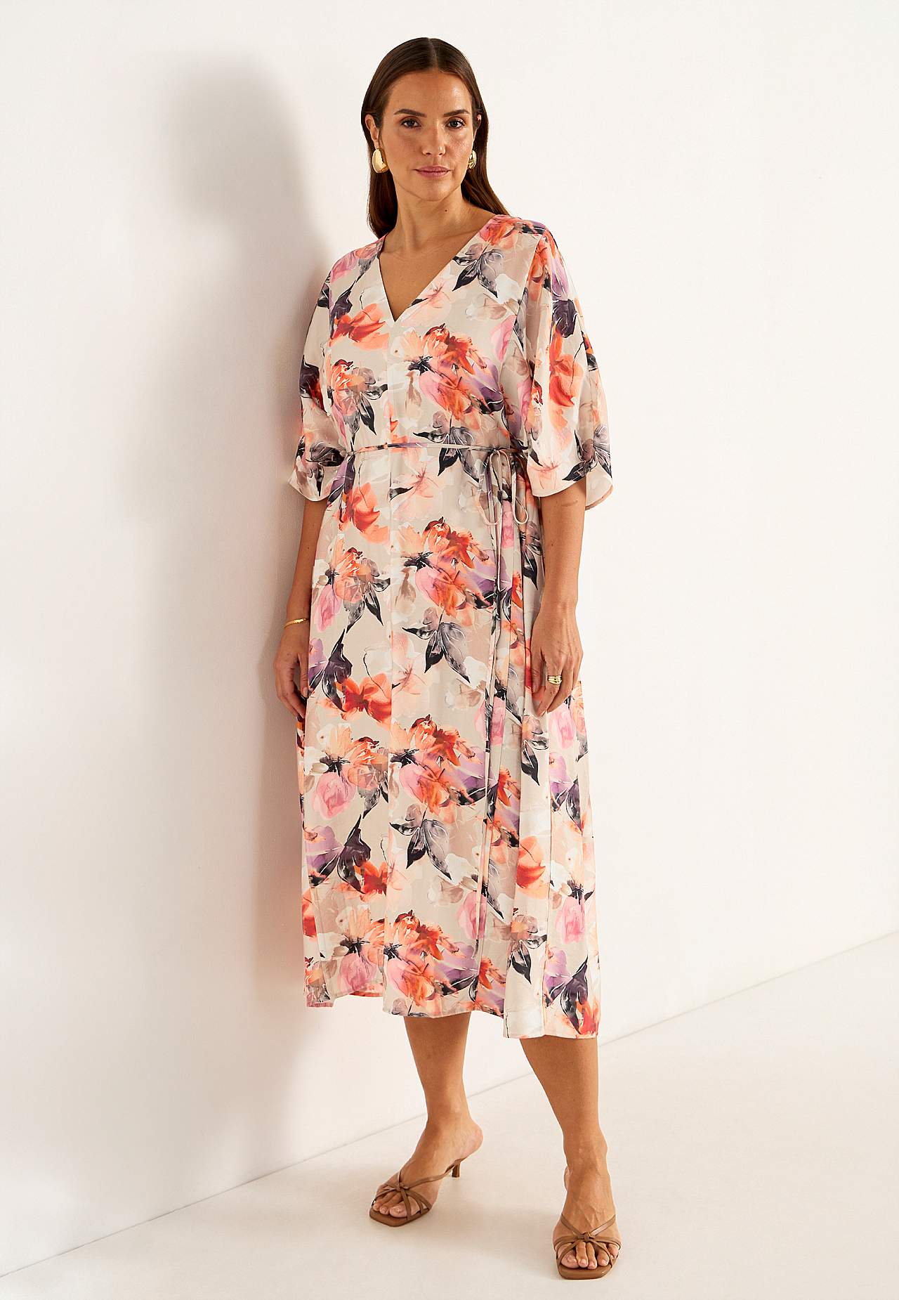 Festliches, multifunktionales Kimono-Kleid
