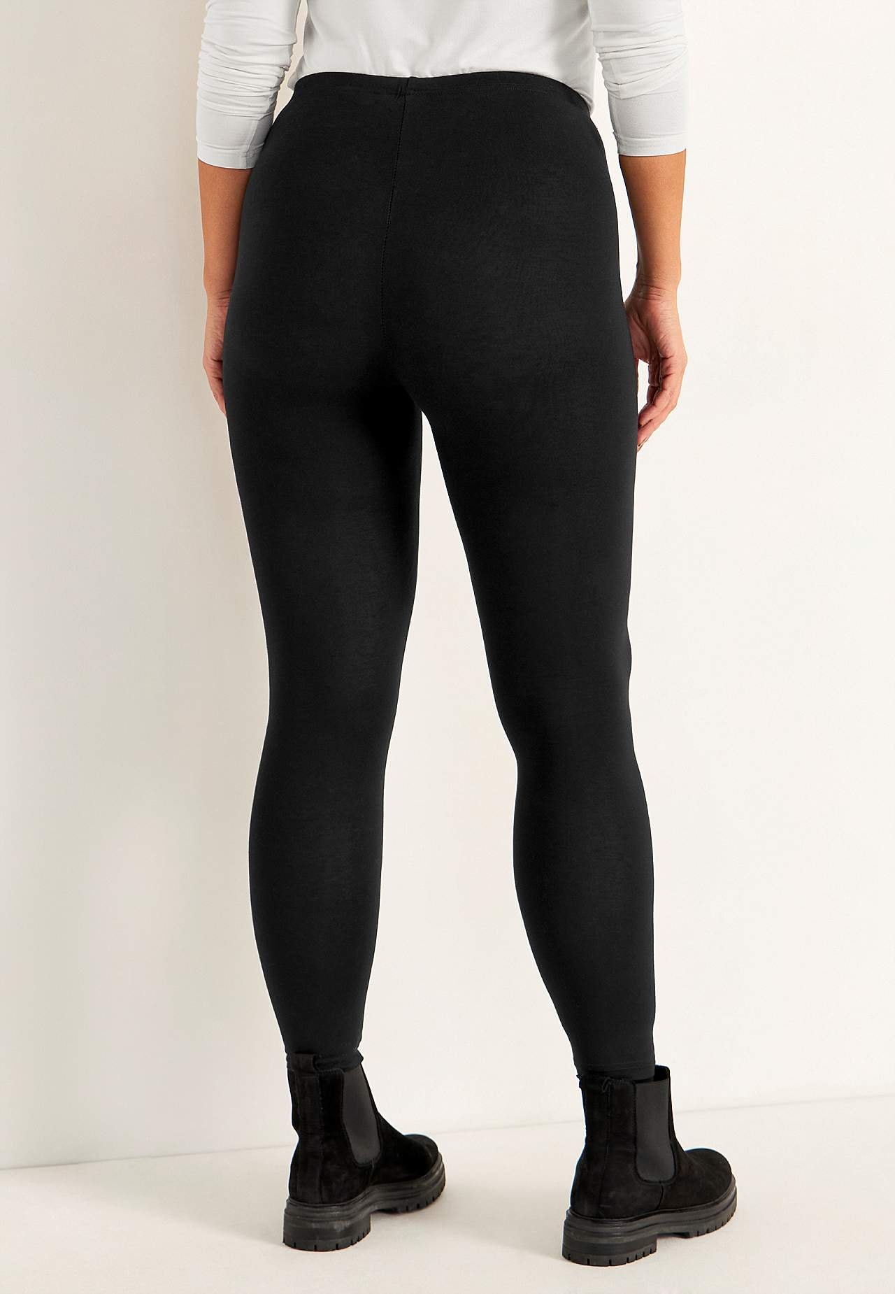 Elastische Jersey-Leggings
