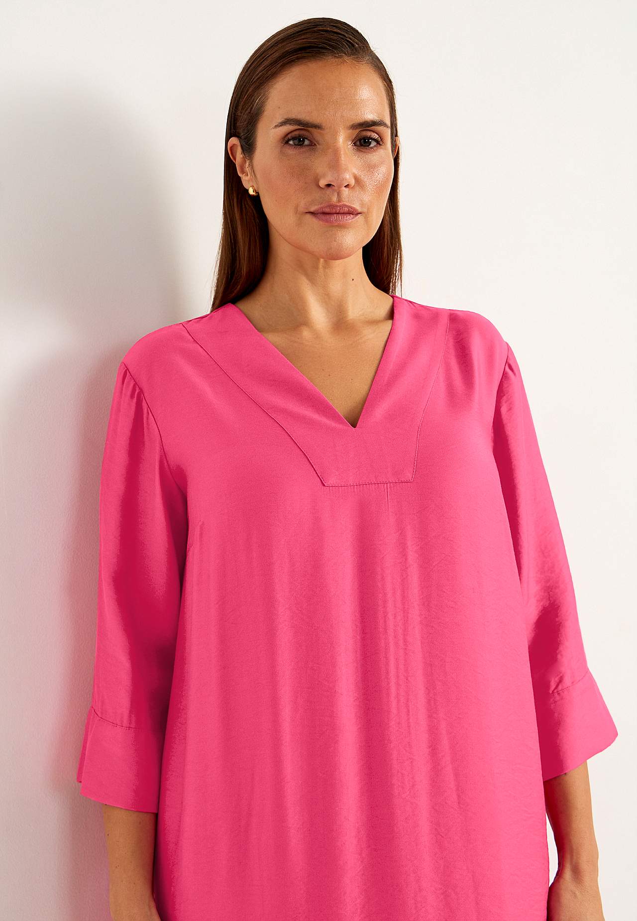 Gewebtes Kaftankleid