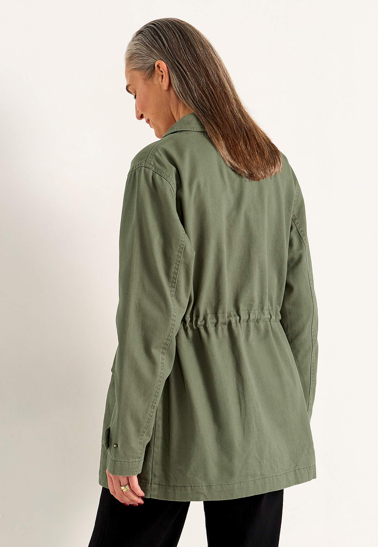 Jeansjacke mit Reißverschluss