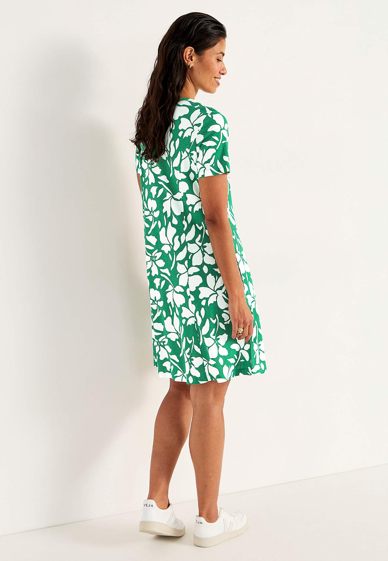 Jerseykleid mit Taschen