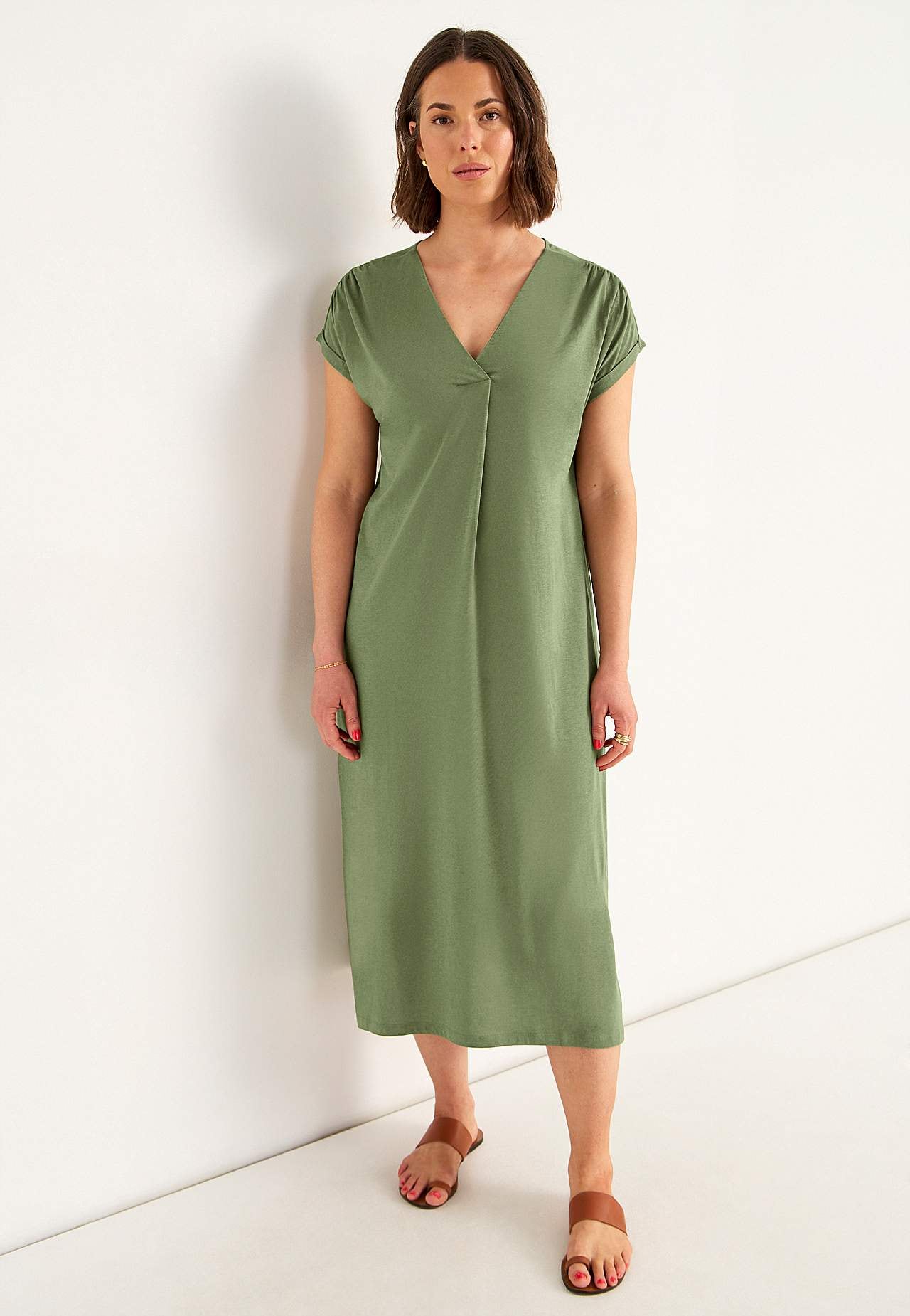 Jerseykleid aus Modal-Mischung