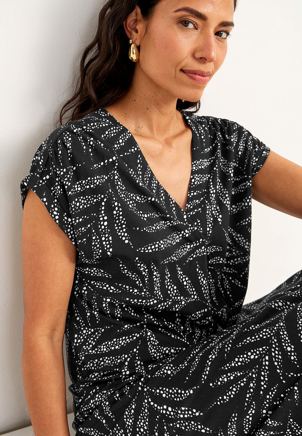 Jerseykleid aus Modal-Mischung