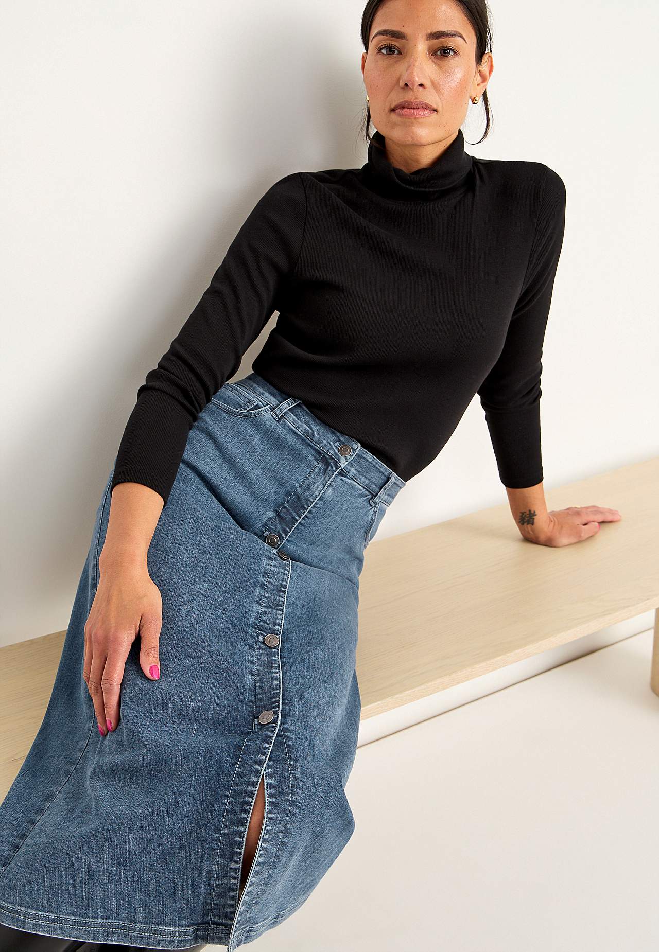 Superstretch Jeansrock