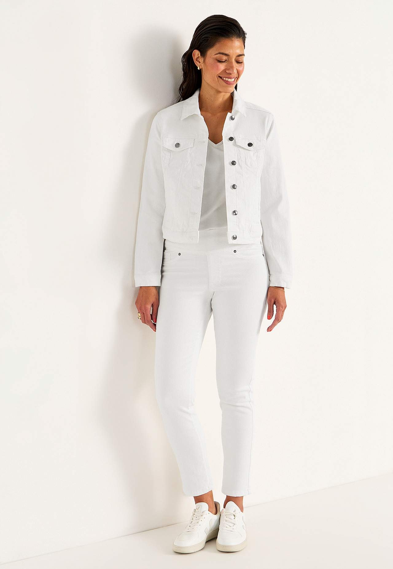 Super bequeme Knöcheljeans aus Denim