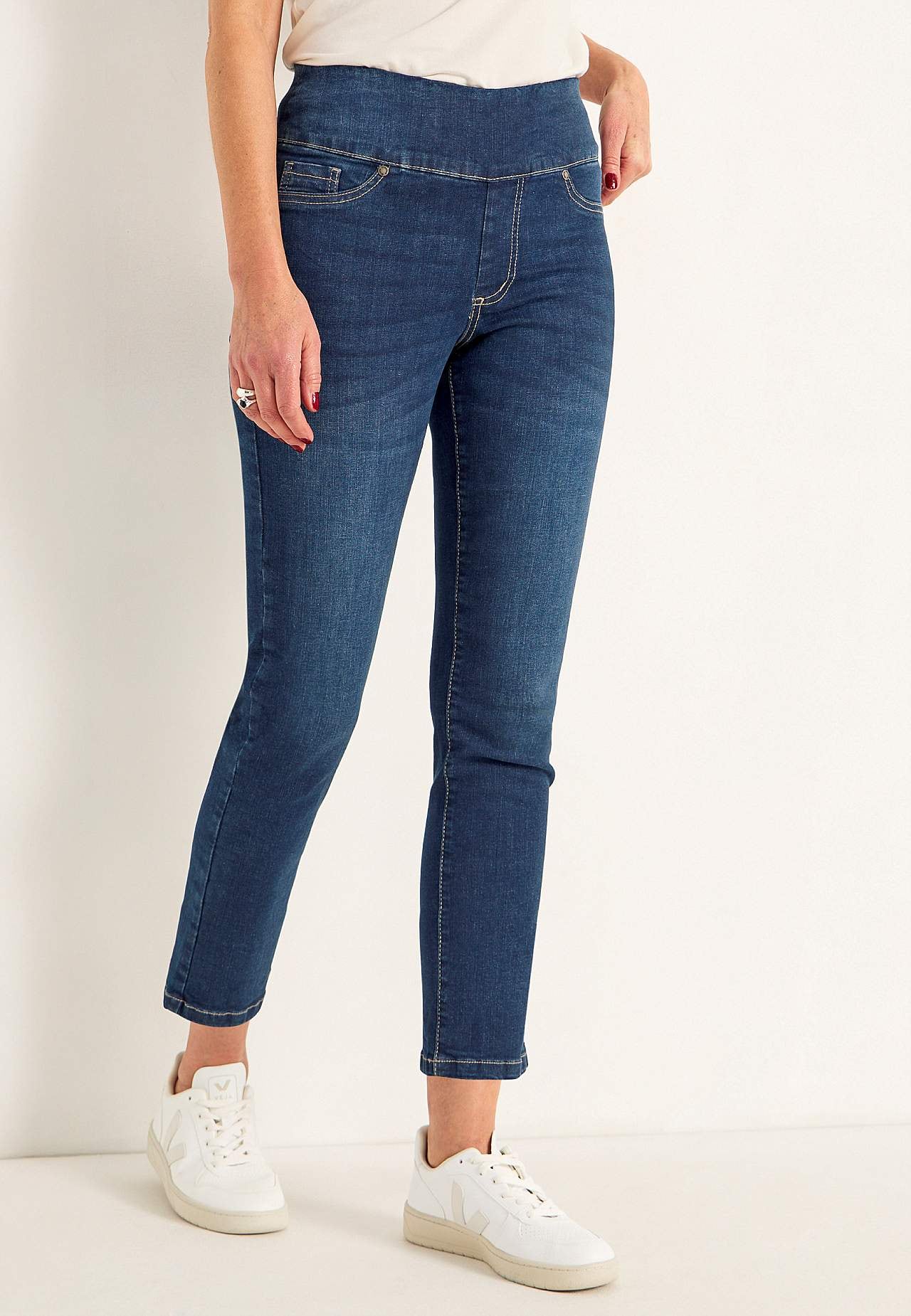 Super bequeme Knöcheljeans aus Denim